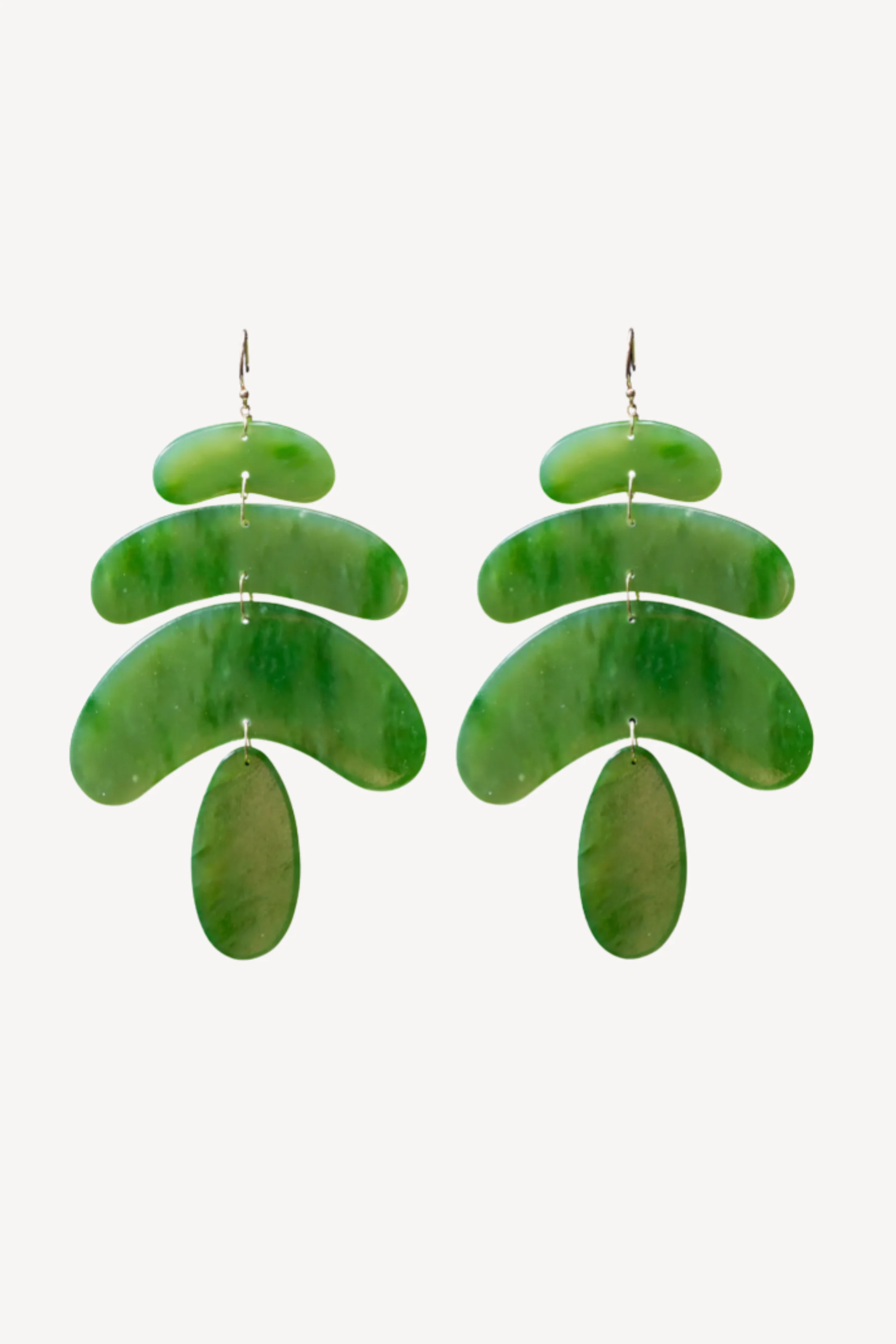 18K Large Totem Earrings - Image 2