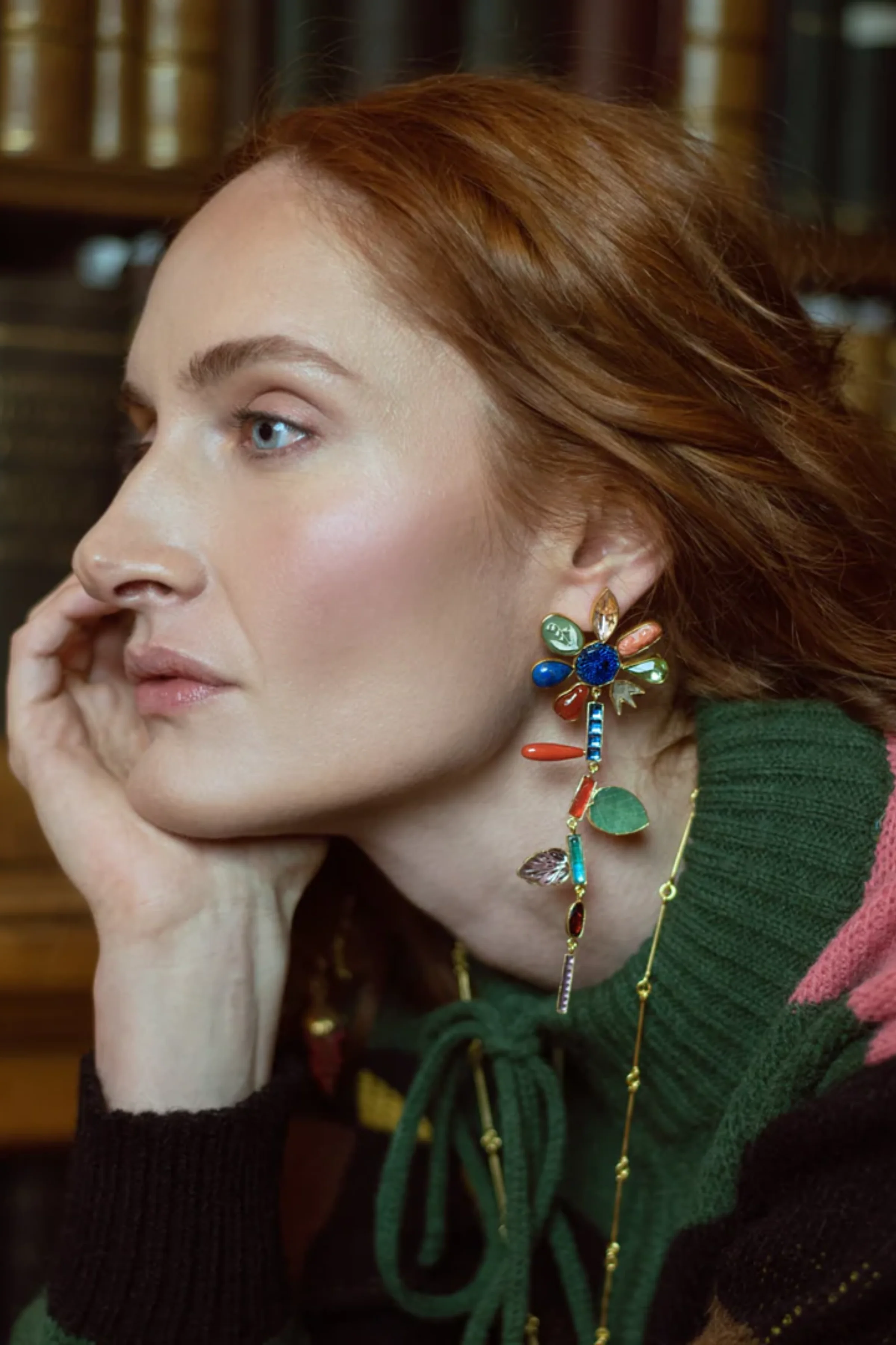Anniversary Flower Earrings - Image 2