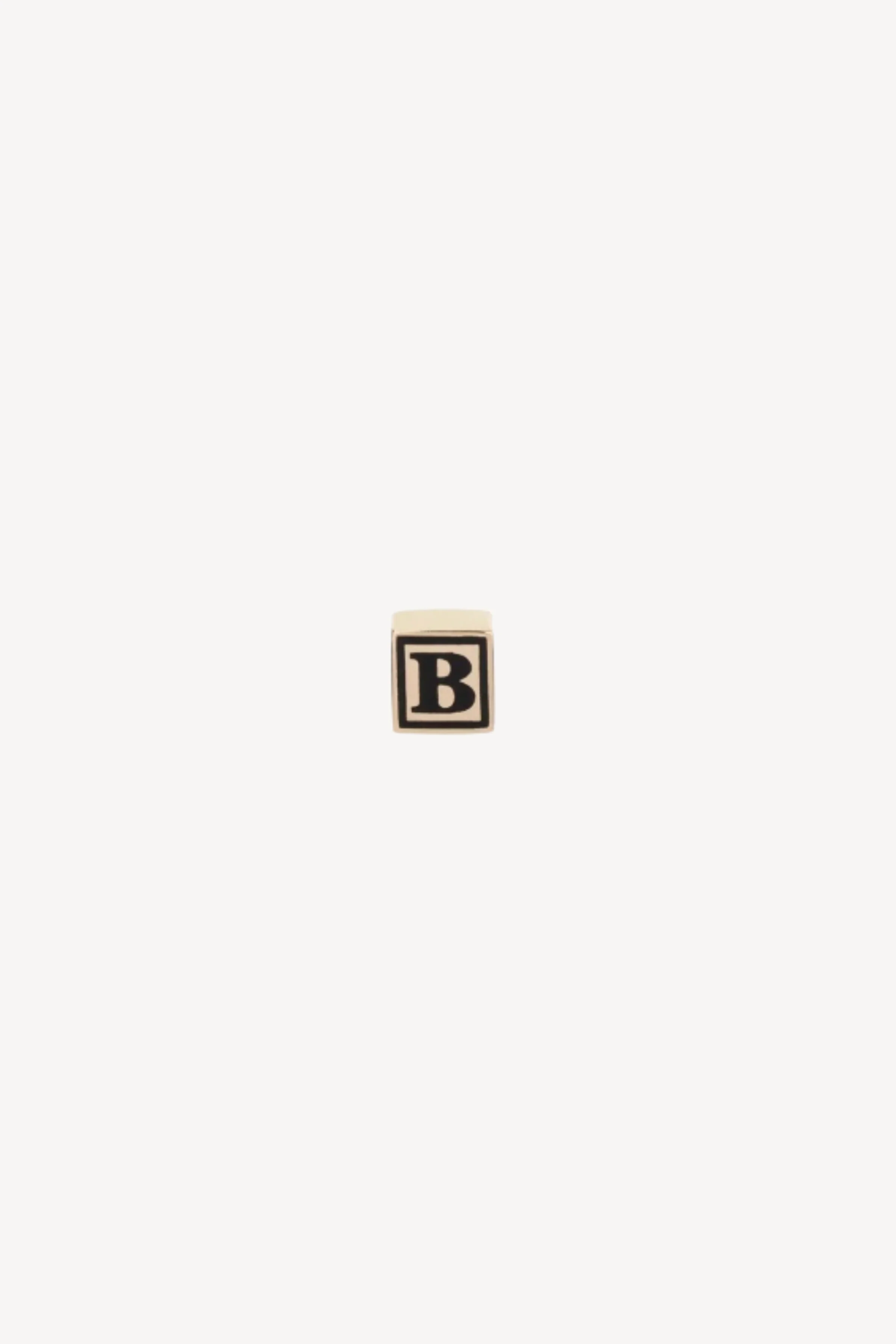 Ceramic Initial Cube Bead - Image 2