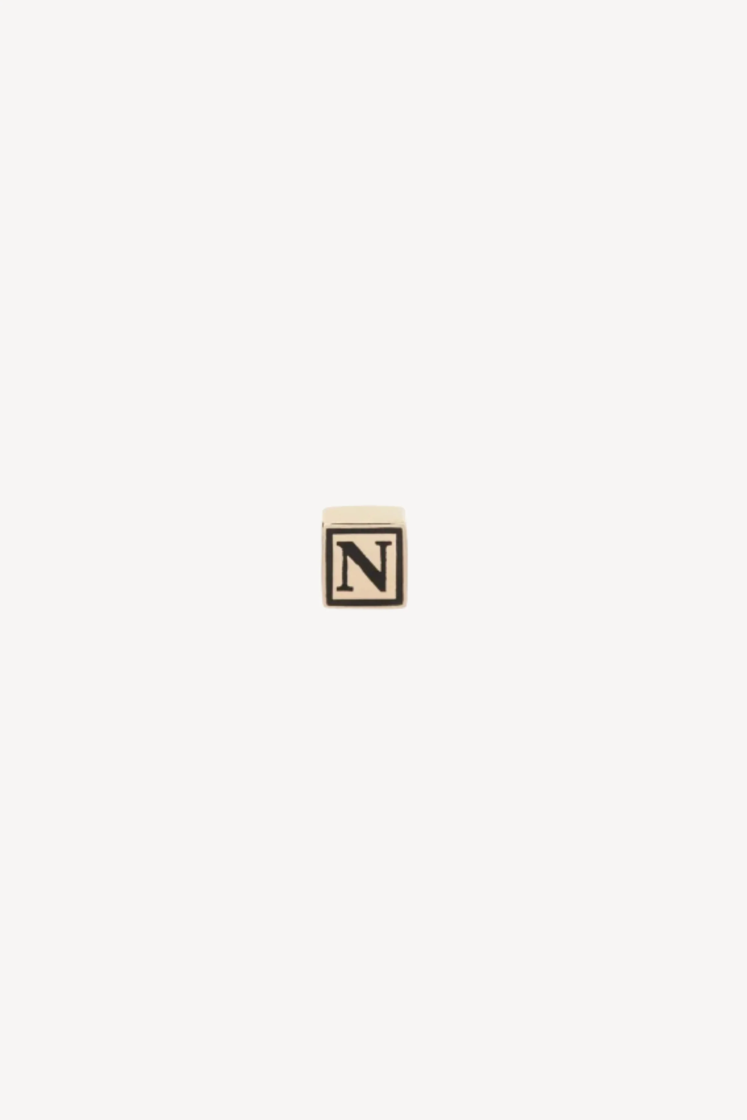 Ceramic Initial Cube Bead - Image 6