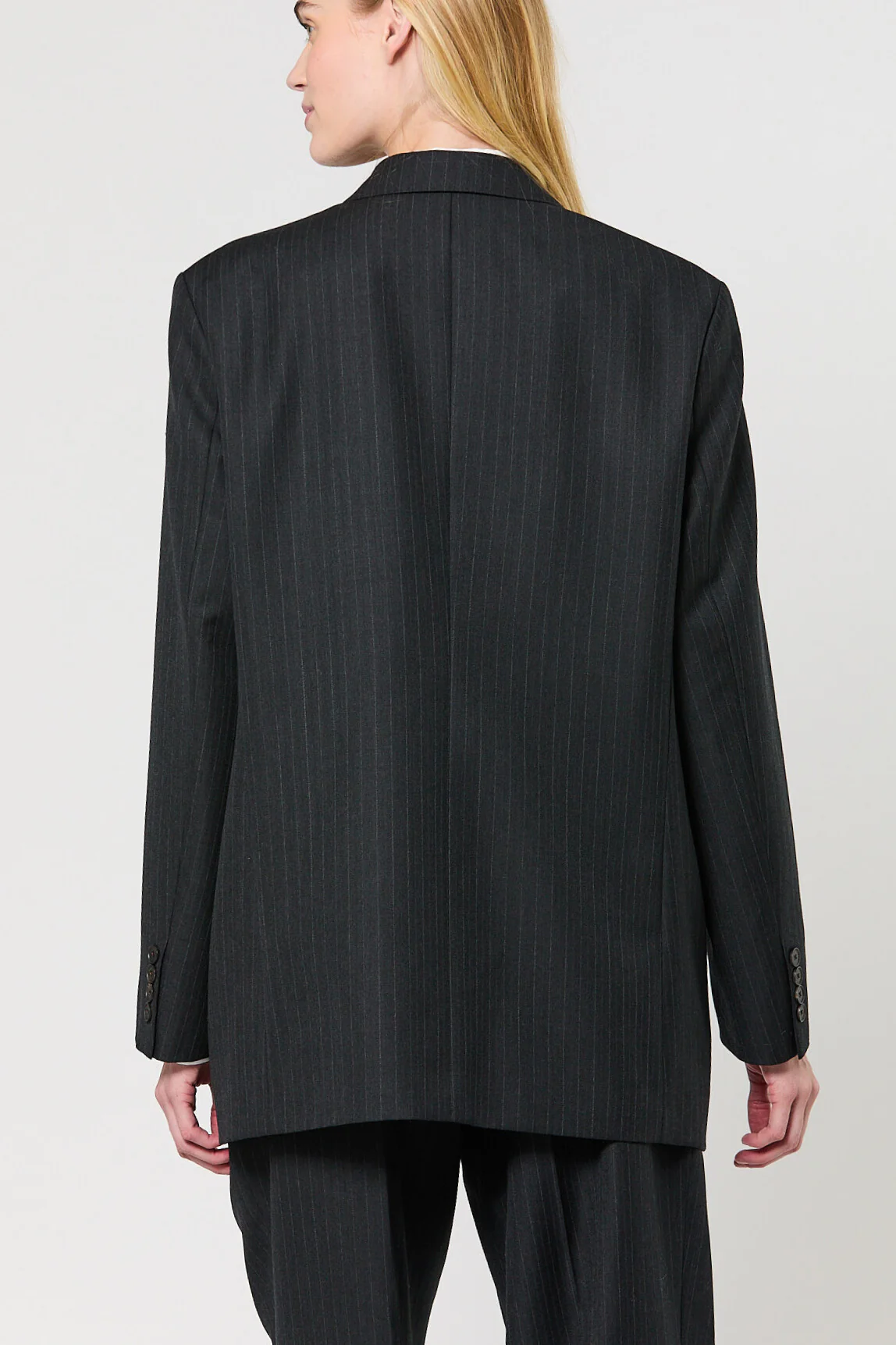 Wool Double Breasted Jacket - Image 5