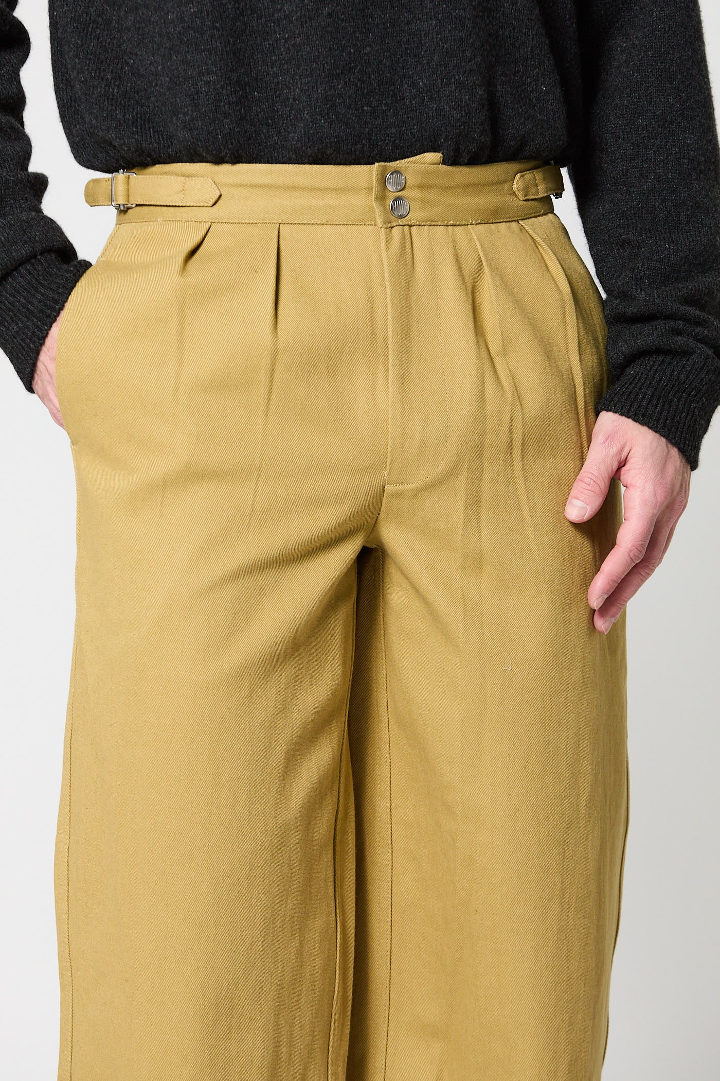 Wide Leg Snap Trousers - Image 6
