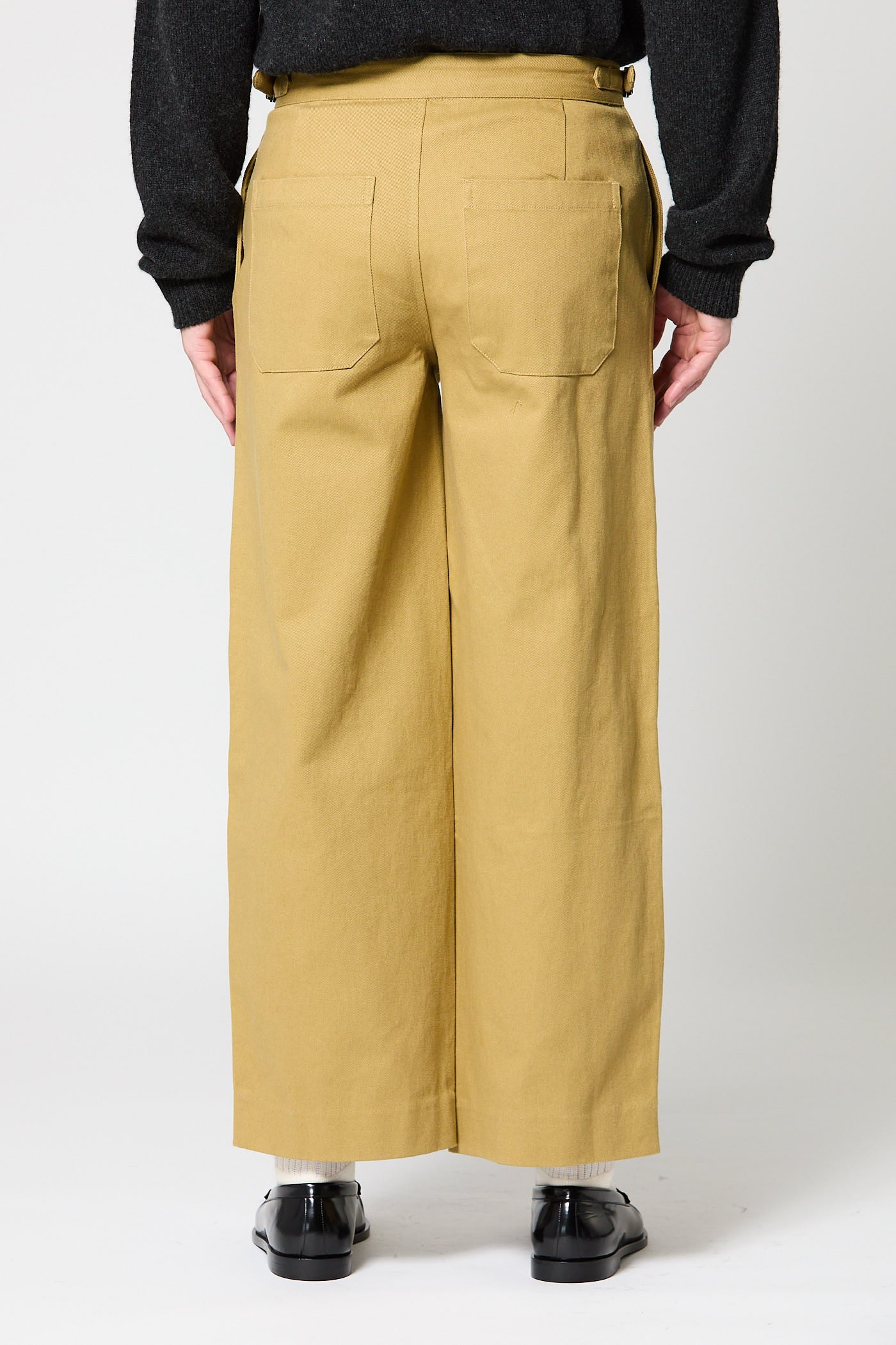 Wide Leg Snap Trousers - Image 8