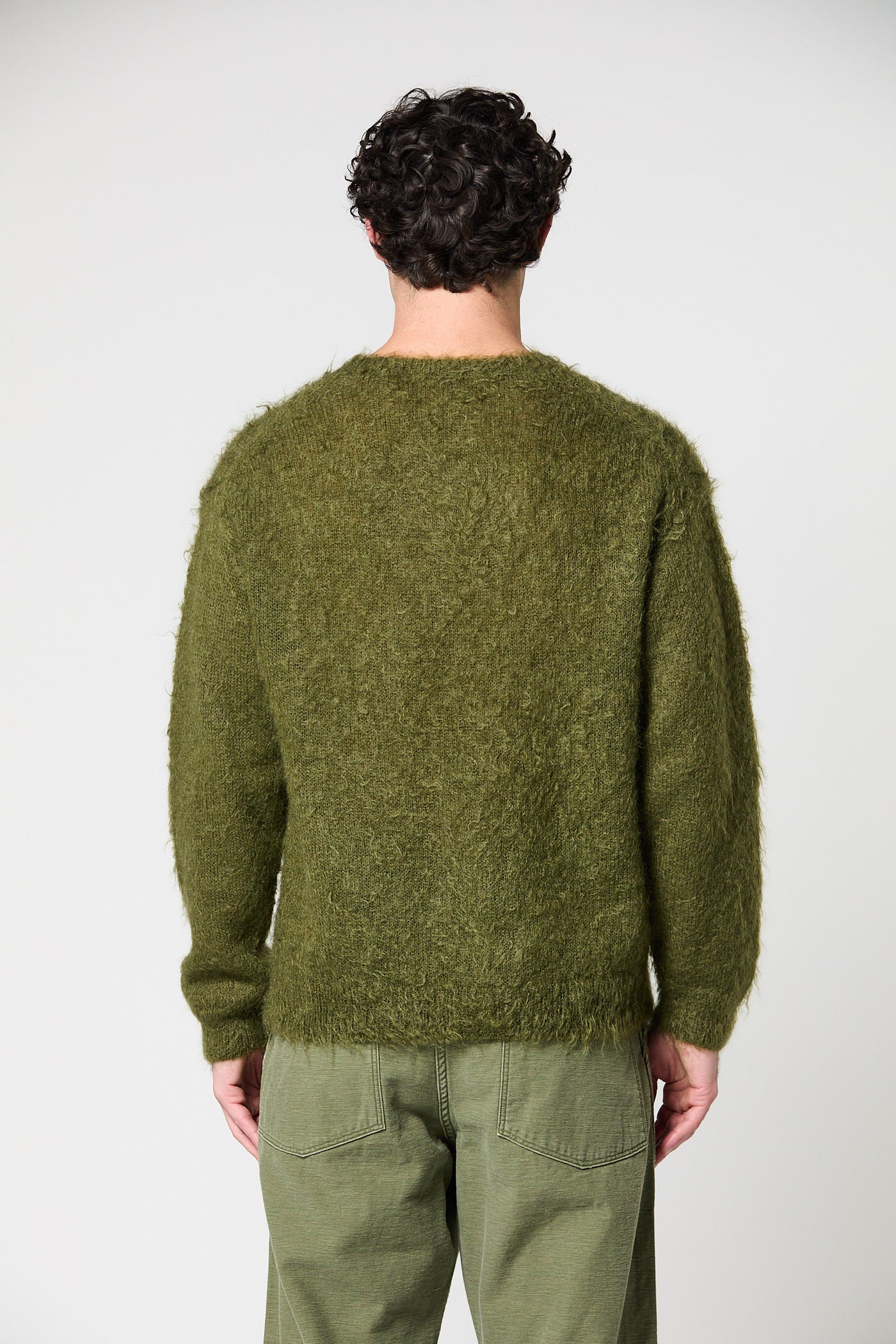 Brushed Mohair Knit Pullover - Image 4