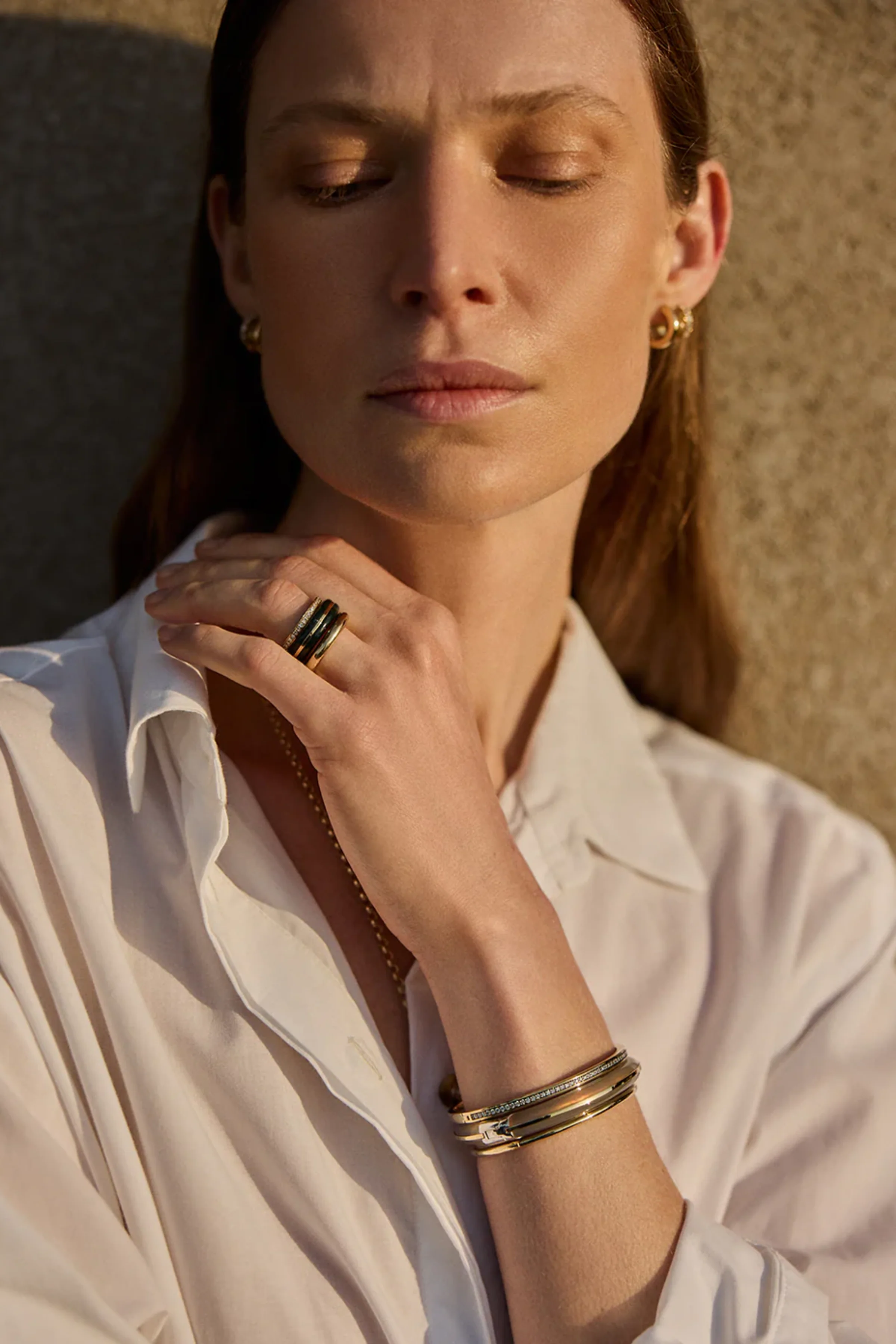 Diamond Gold Cuff - Image 3