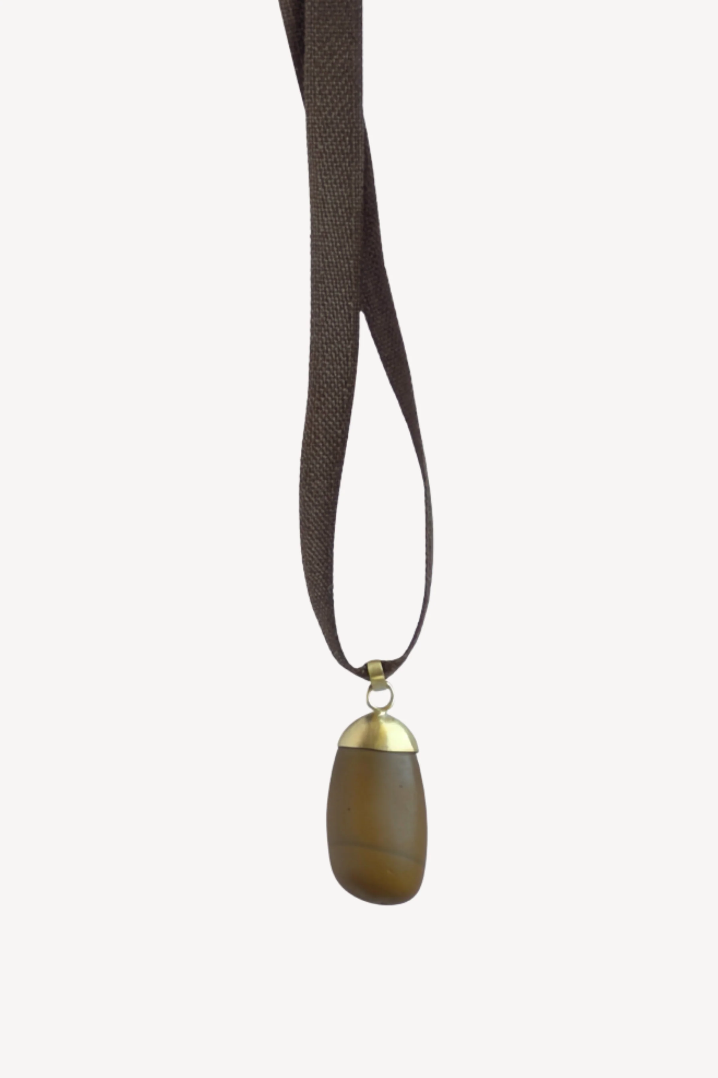 Caramel Drop Stone Pendant - Image 2