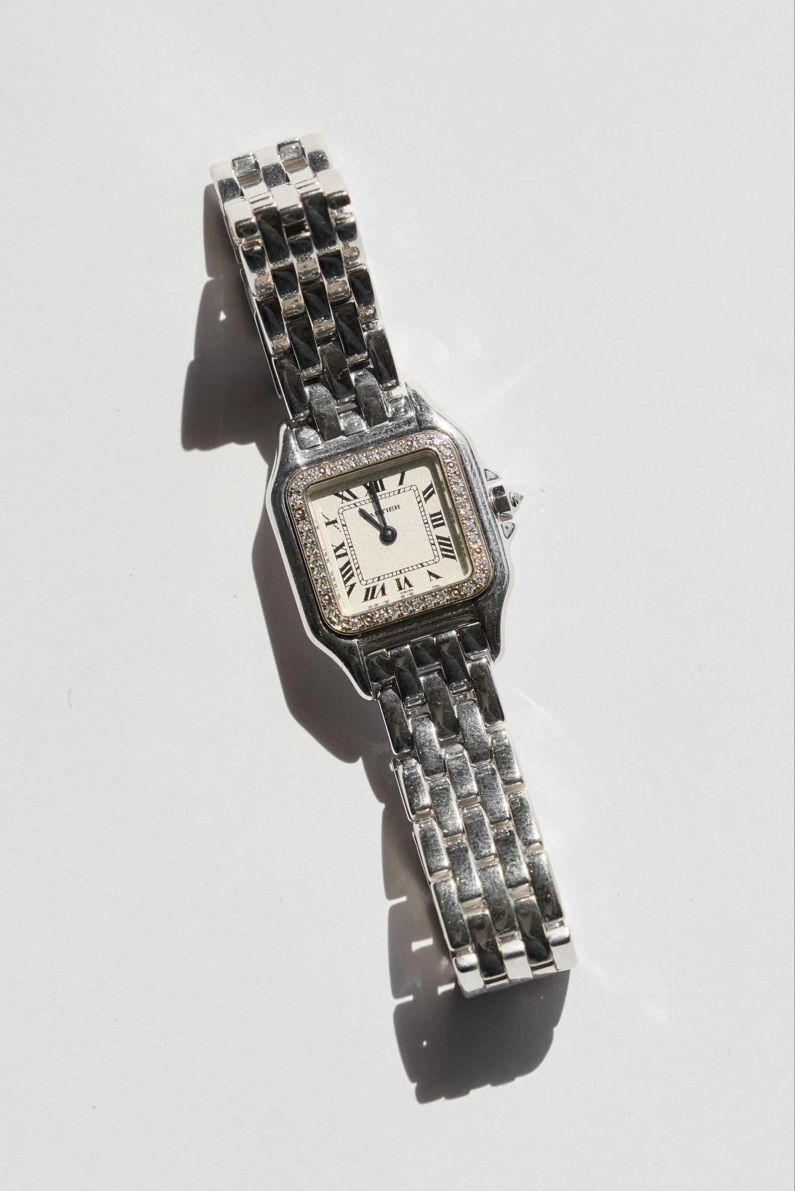 Cartier 18K WG Factory Diamond Panthere 1990s - Image 3