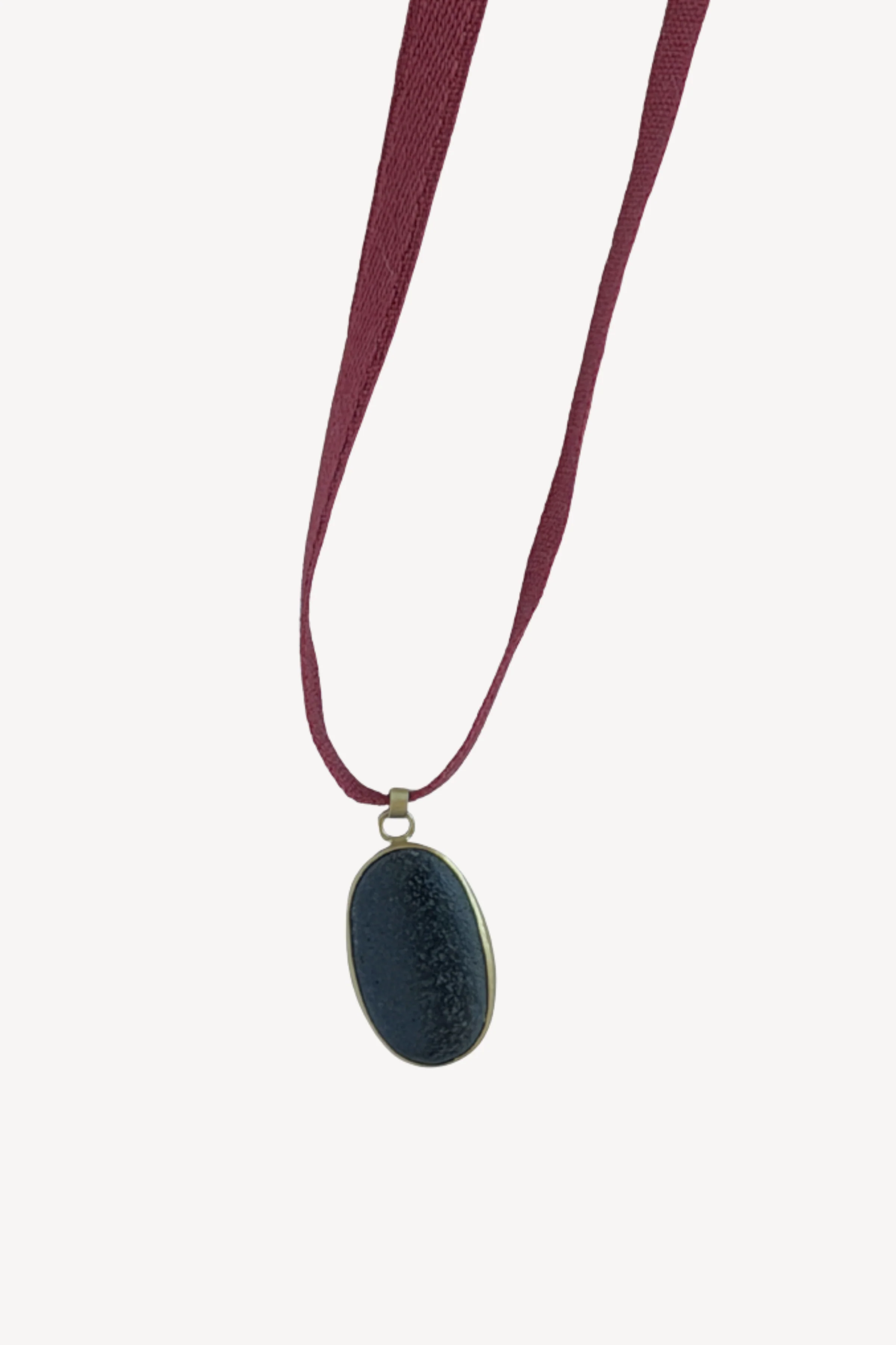Coffee Bean Stone Pendant - Image 2