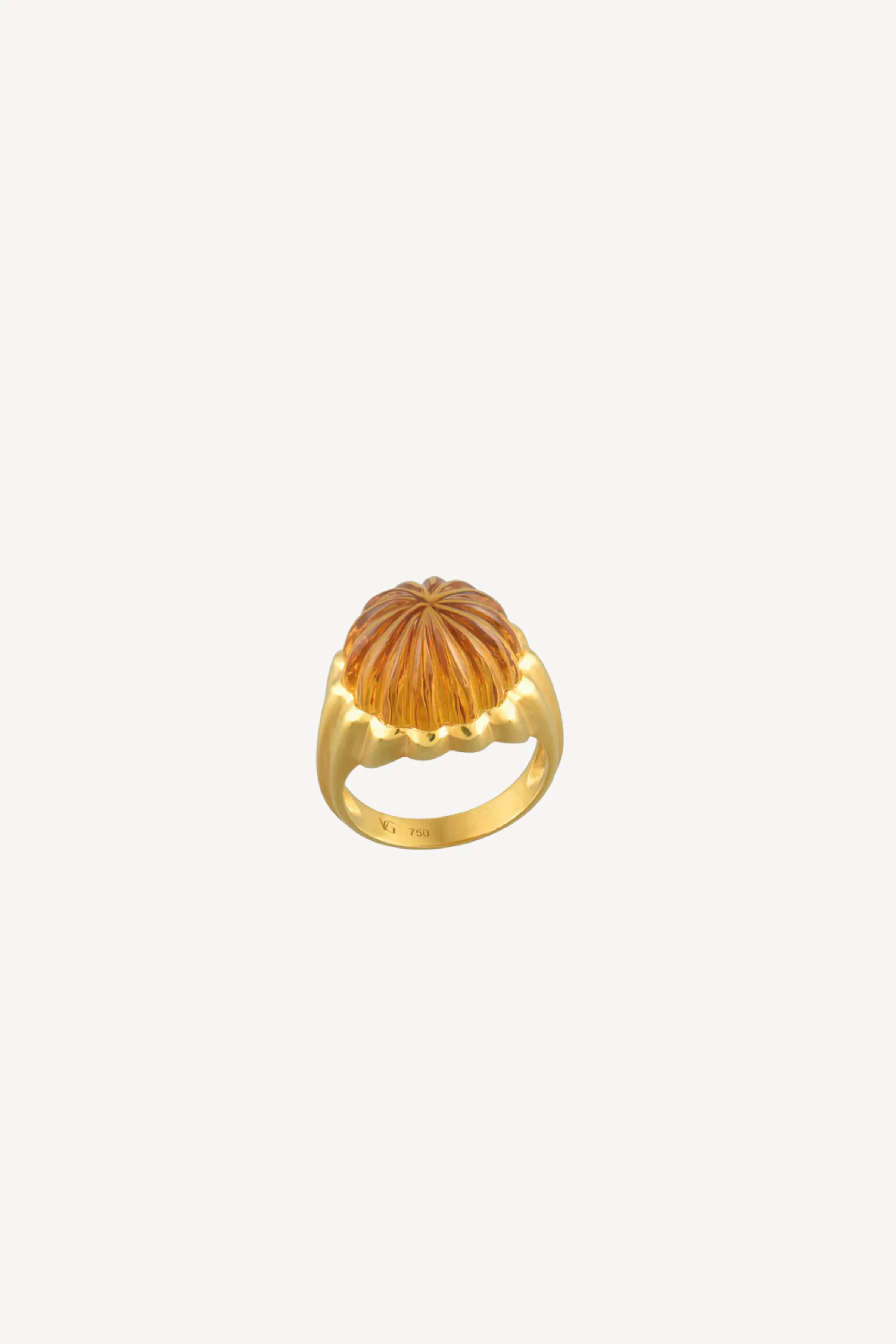 Colors Drop Ring Melon Citrine - Image 2