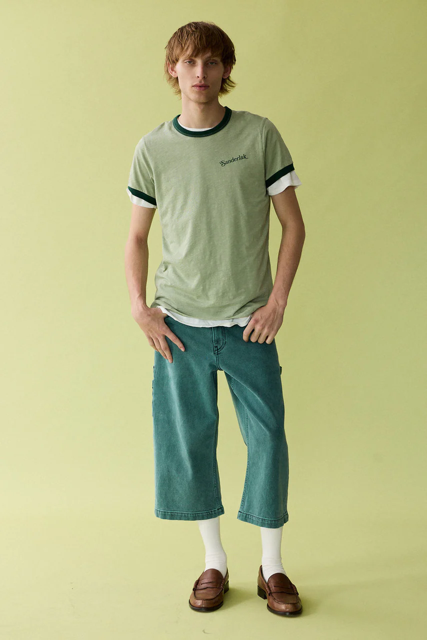 Contrast Rib Tee - Image 7