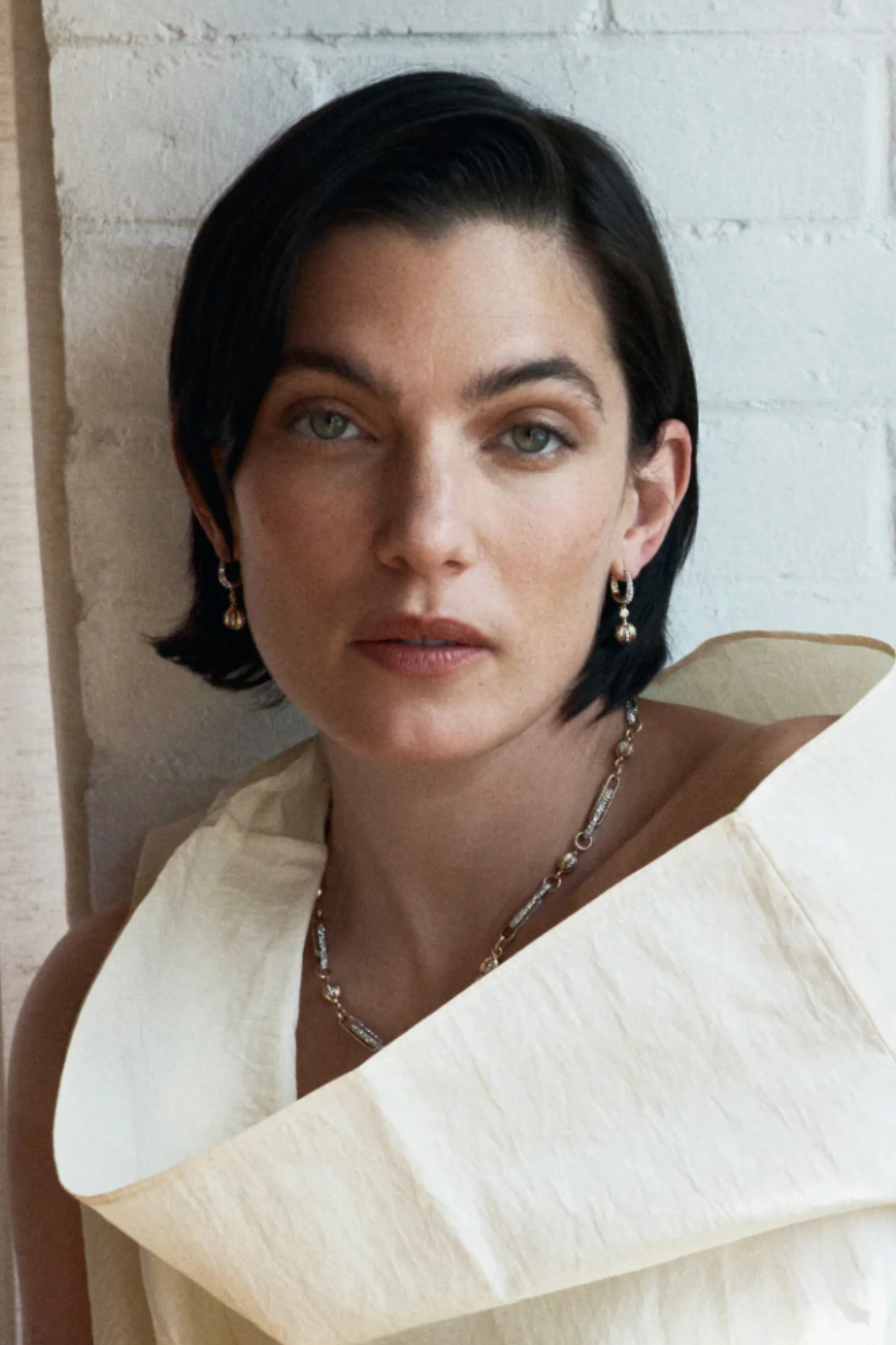 Diamond Ball Breaker Earrings - Image 2