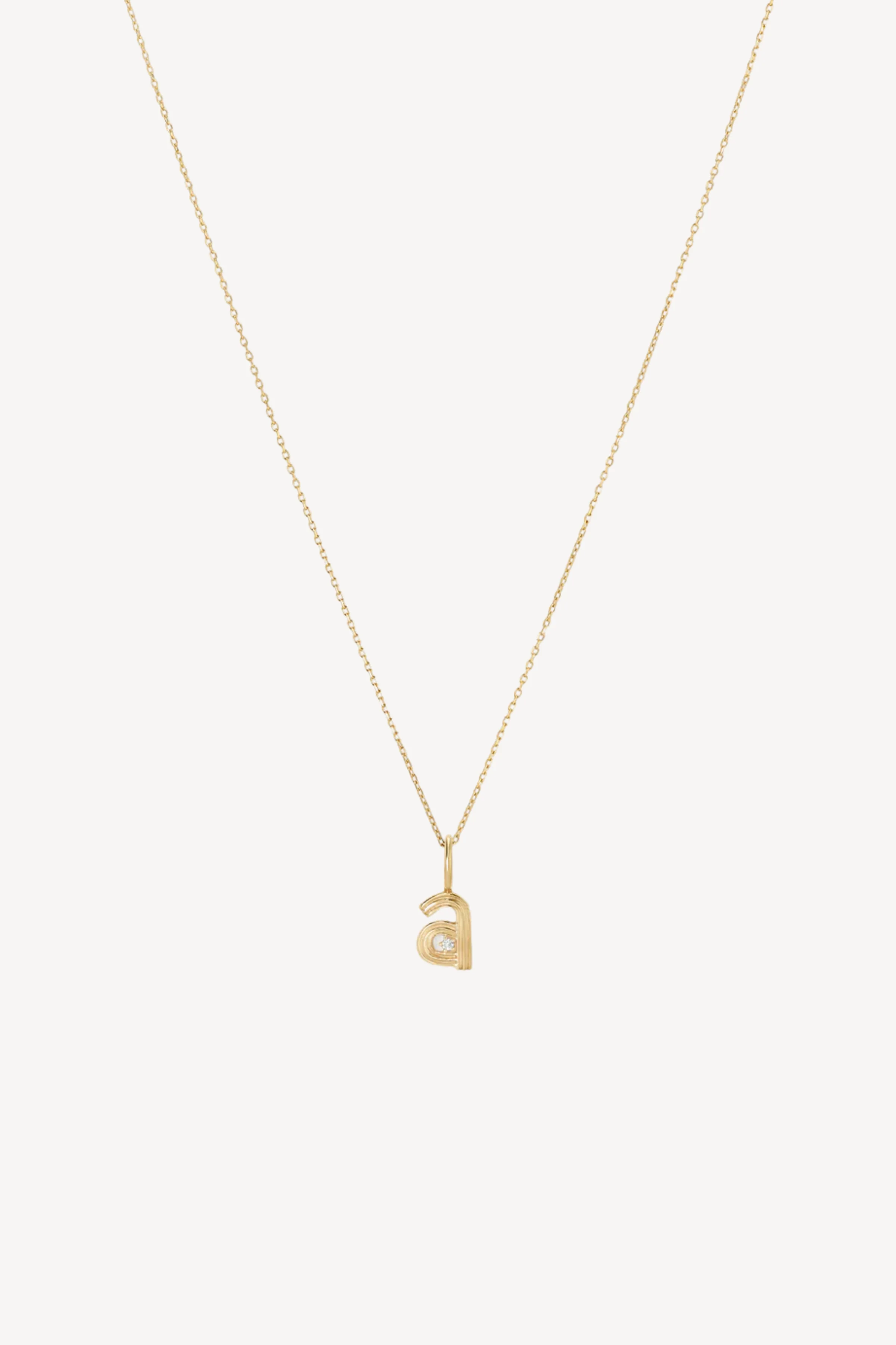 Groovy Diamond Initial Mini Charm - Image 2