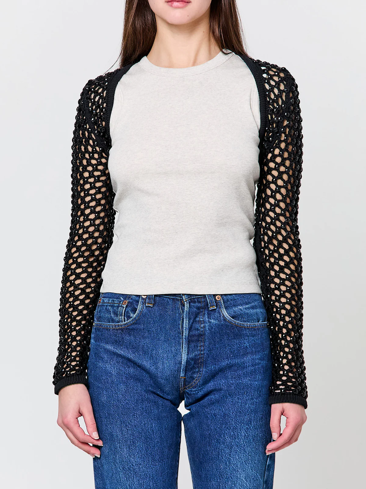 Crystal Mesh Gala Shrug - Image 2