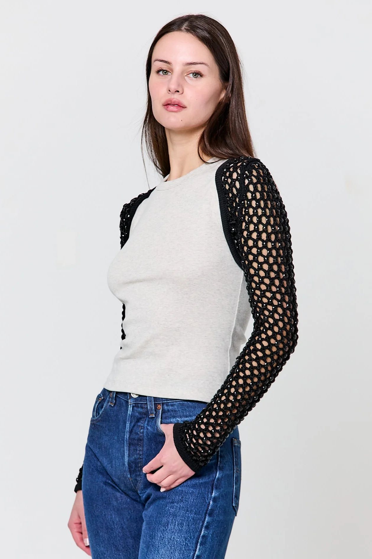 Crystal Mesh Gala Shrug - Image 3