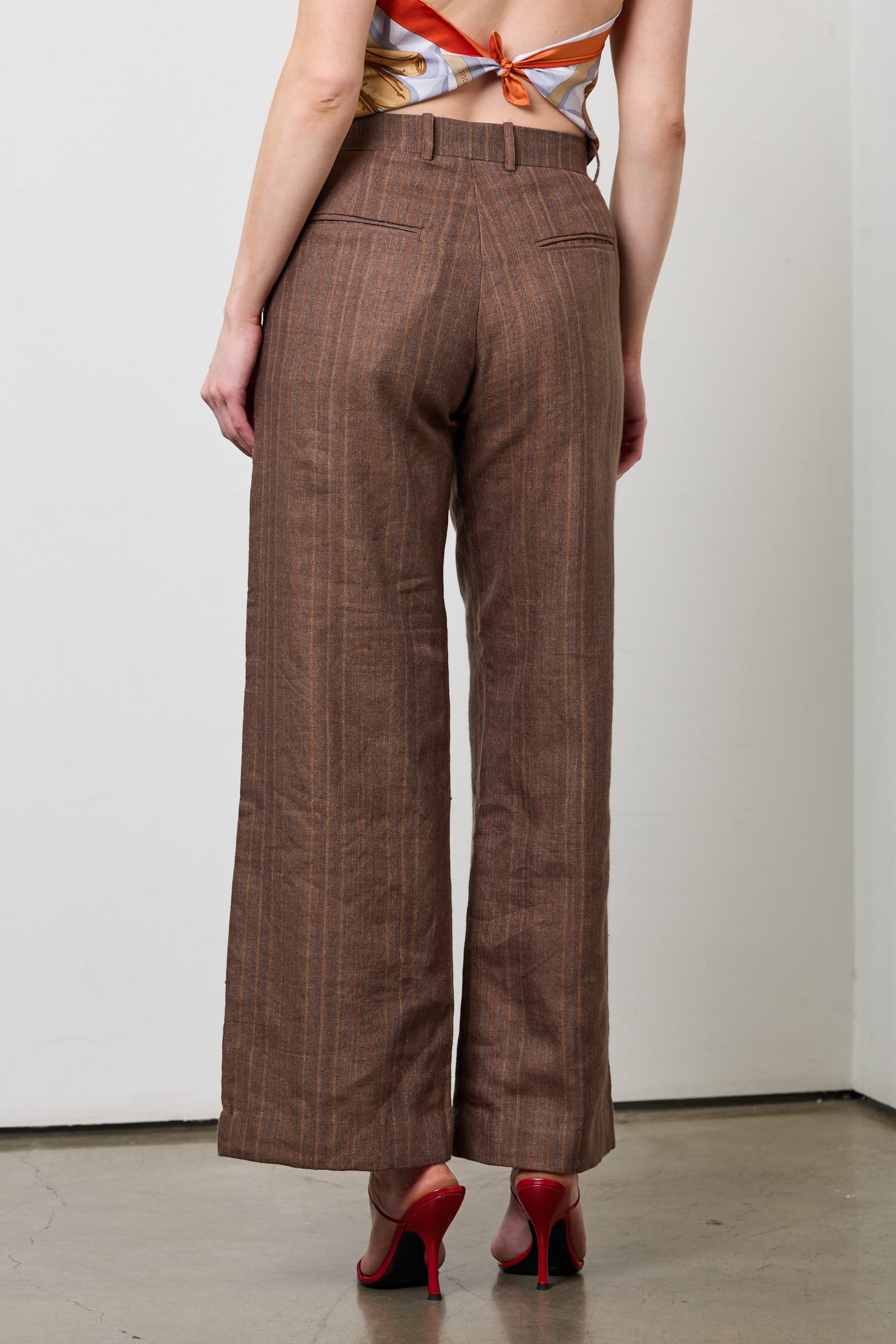 Flat Front Flare Trouser - Image 8