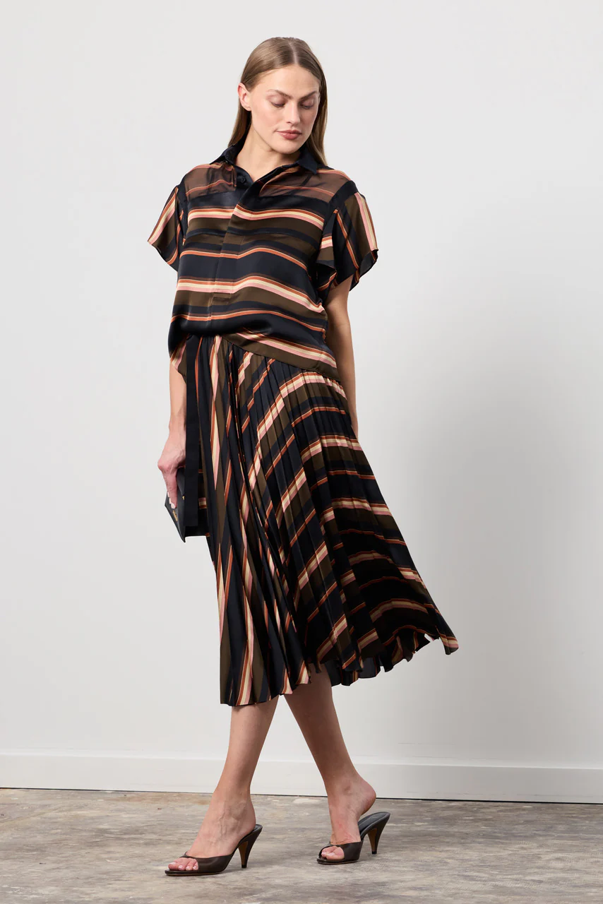 Horizontal Stripe Skirt - Image 3