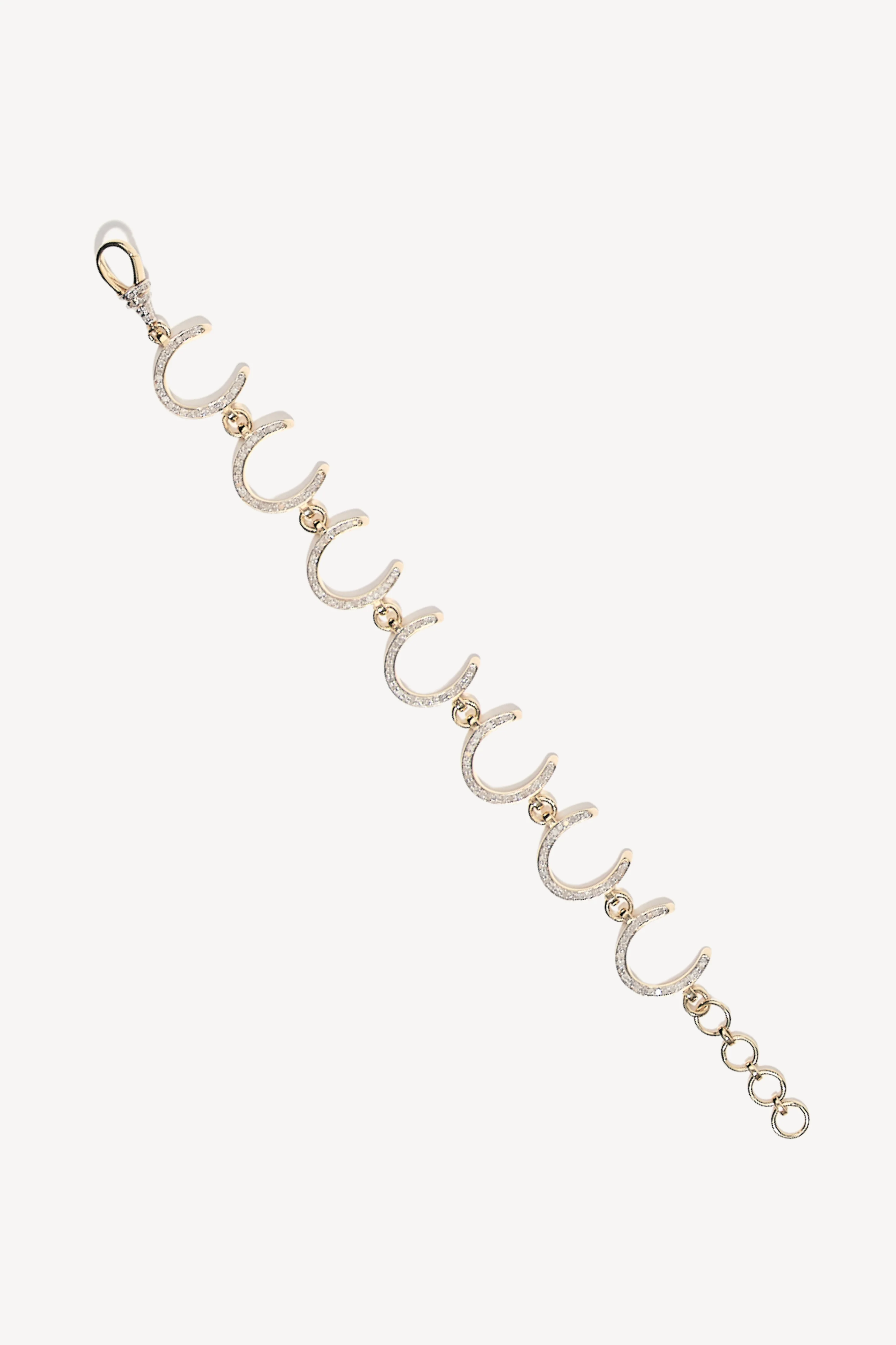 Horseshoe Diamond Bracelet - Image 2
