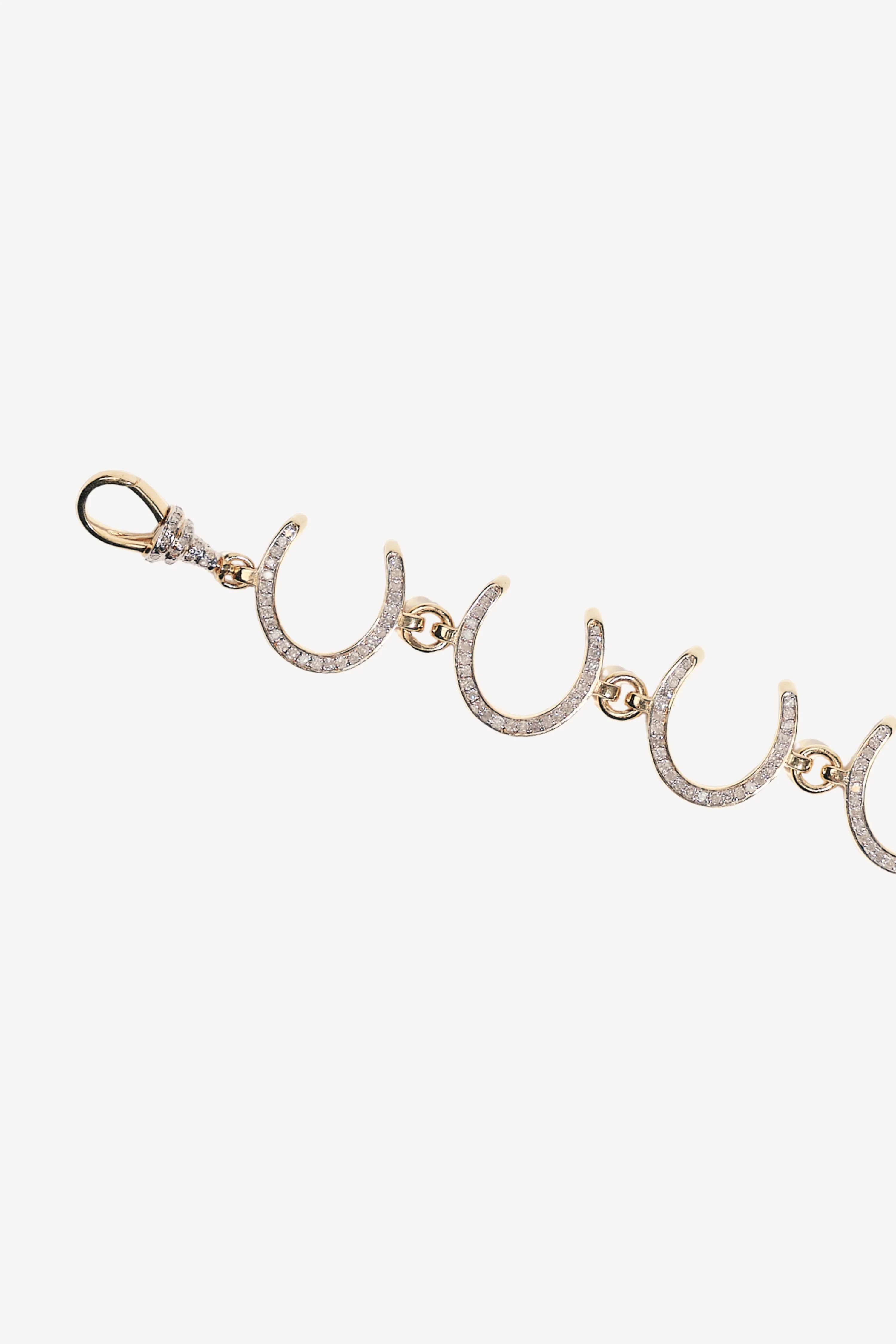Horseshoe Diamond Bracelet - Image 3