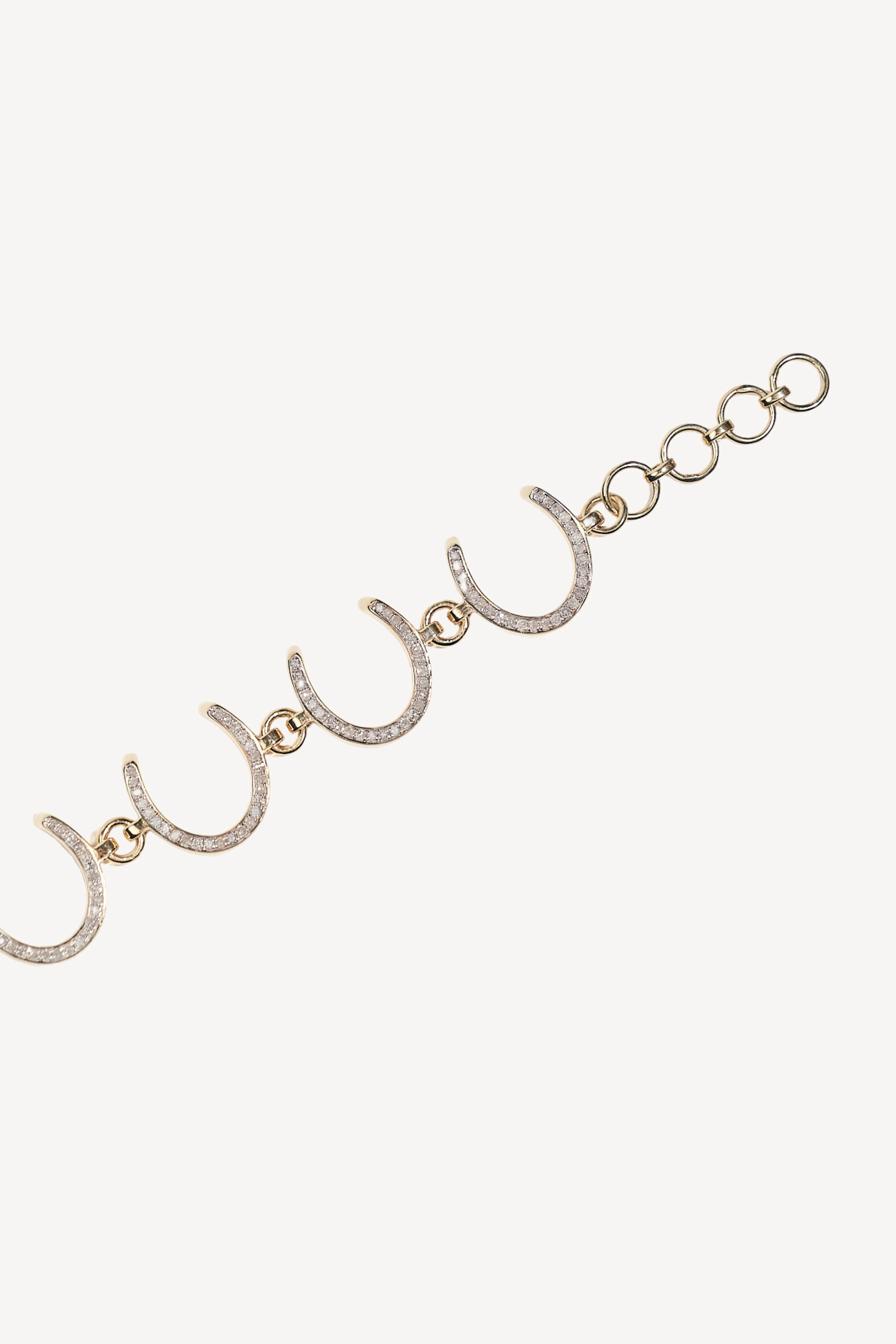 Horseshoe Diamond Bracelet - Image 4