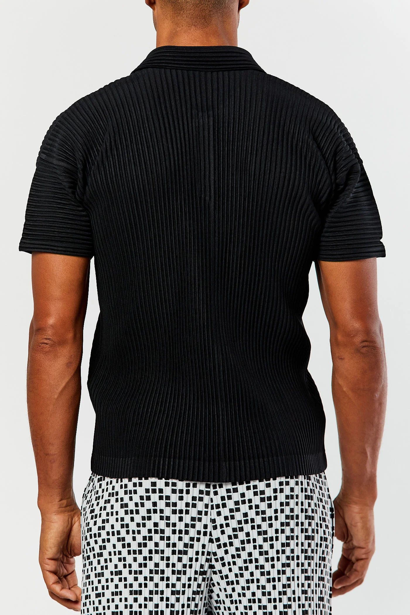 Slim Pleated Polo - Image 4