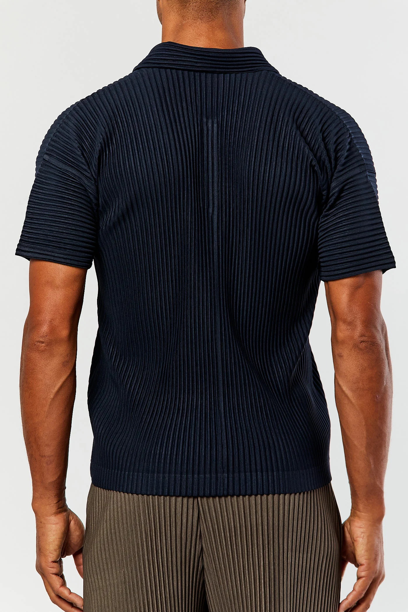 Slim Pleated Polo - Image 8