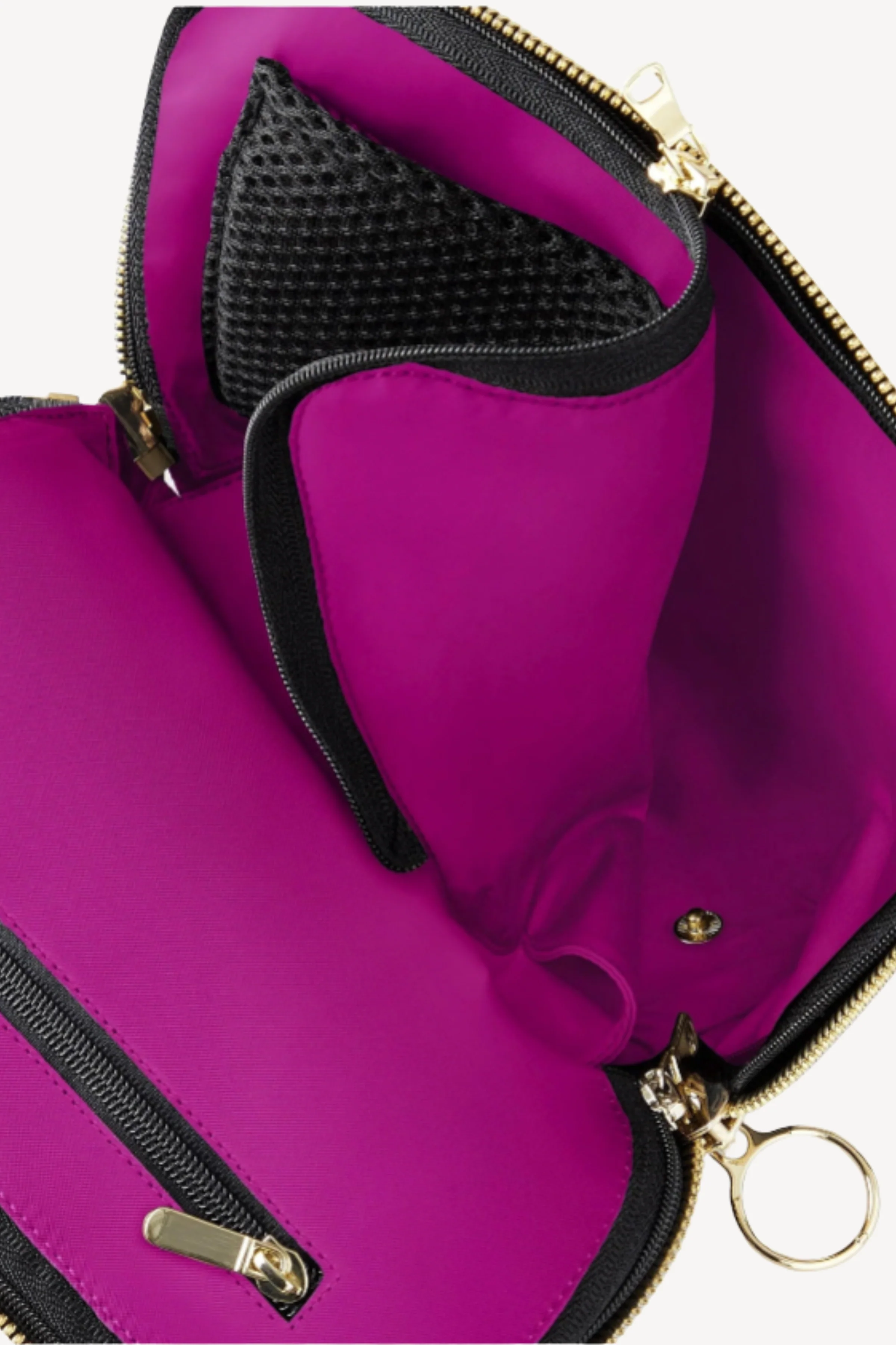 Black & Pink Everyday Makeup Bag - Image 3