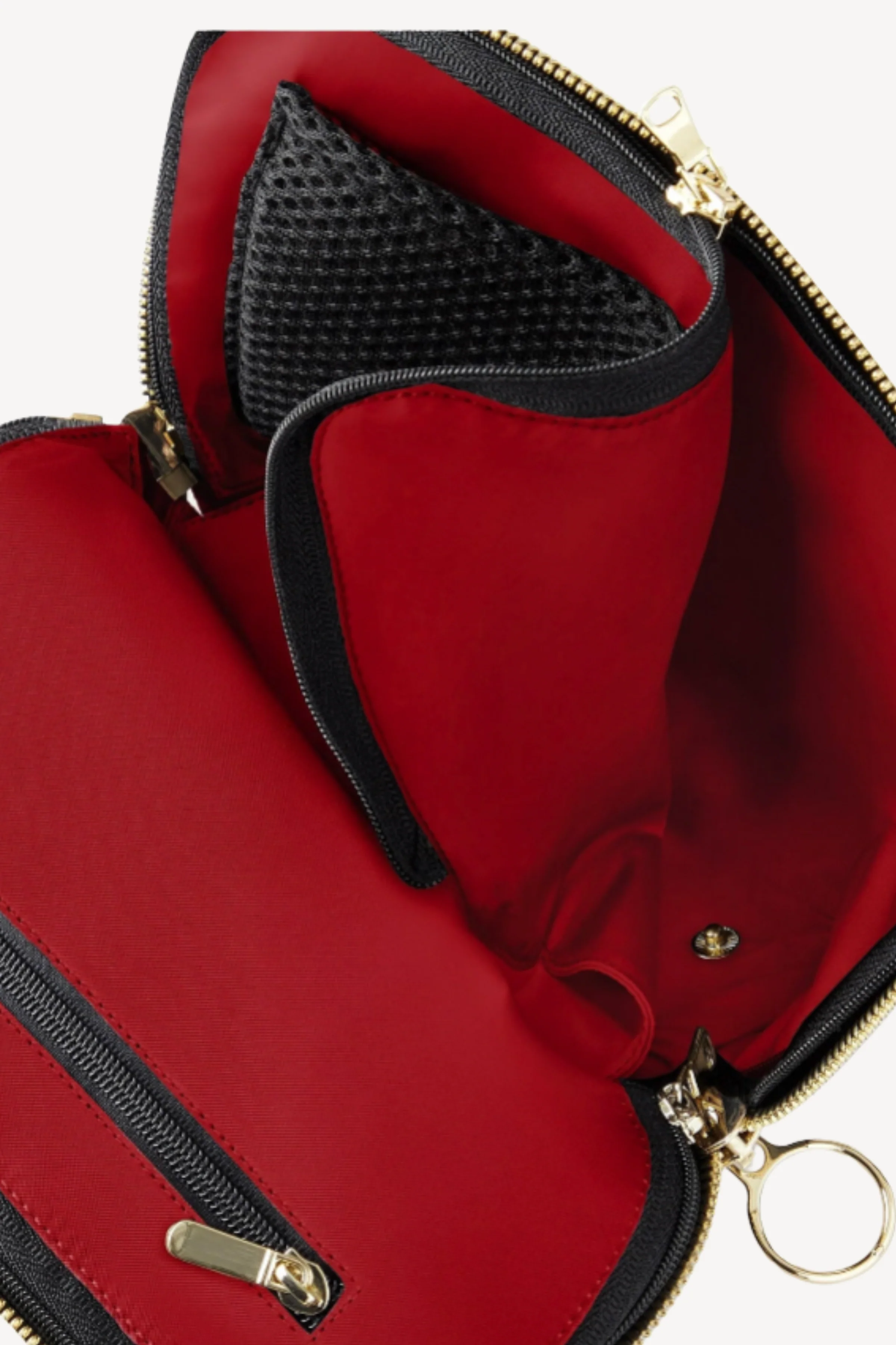 Camel & Red Everyday Makeup Bag - Image 4