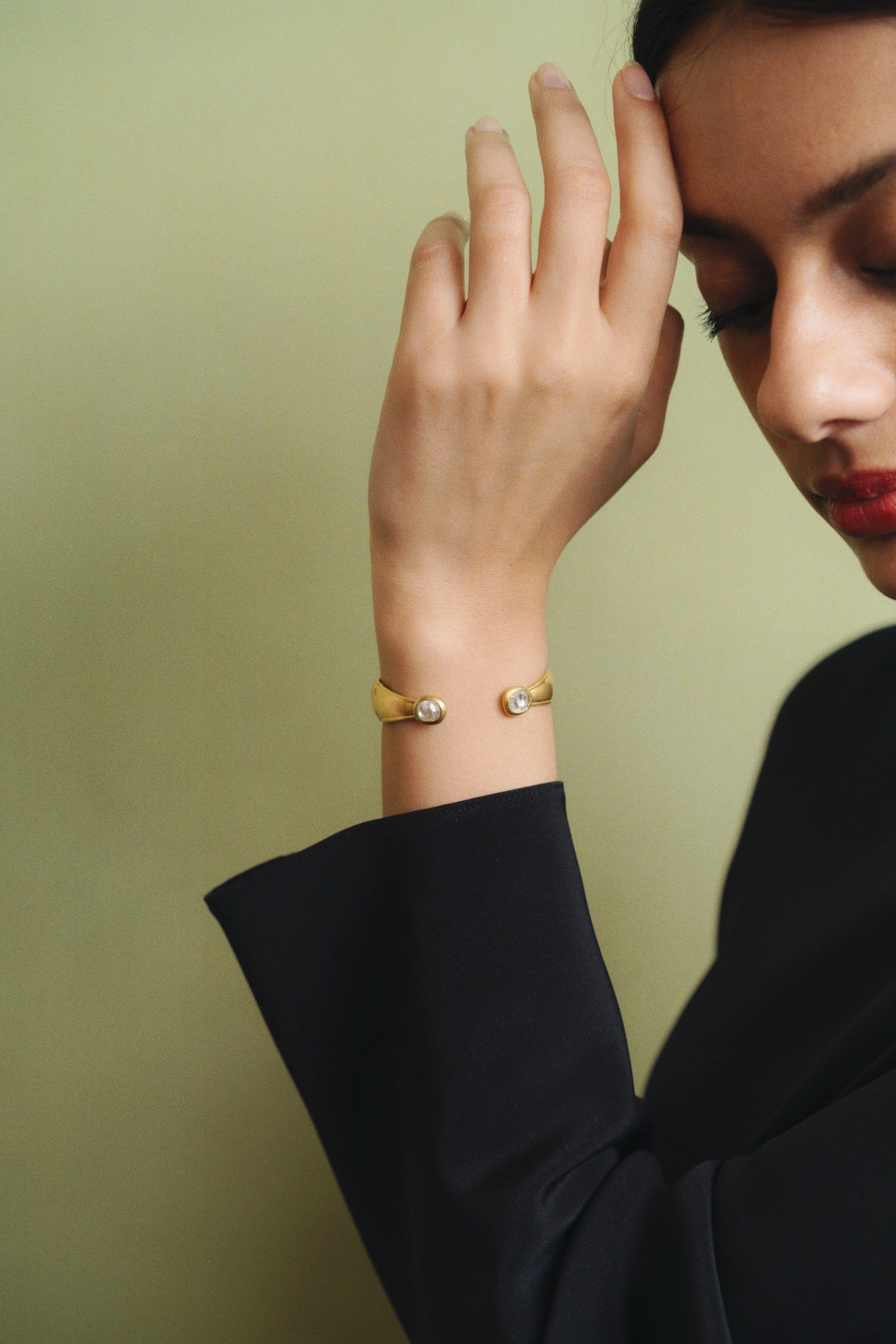 Laurel Cuff with Diamonds - Image 2