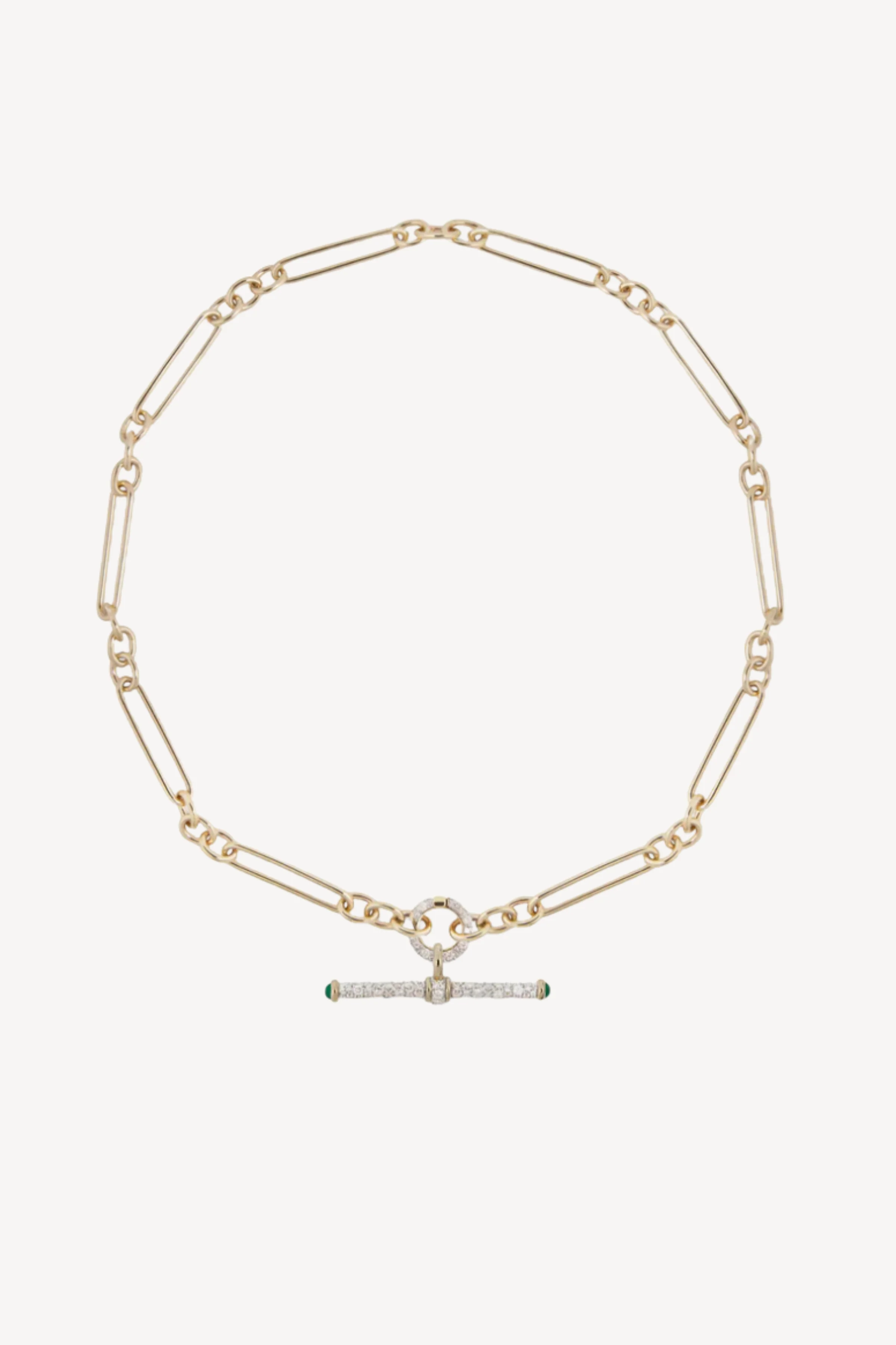 Diamond Pavé T-Bar Pendant - Image 2