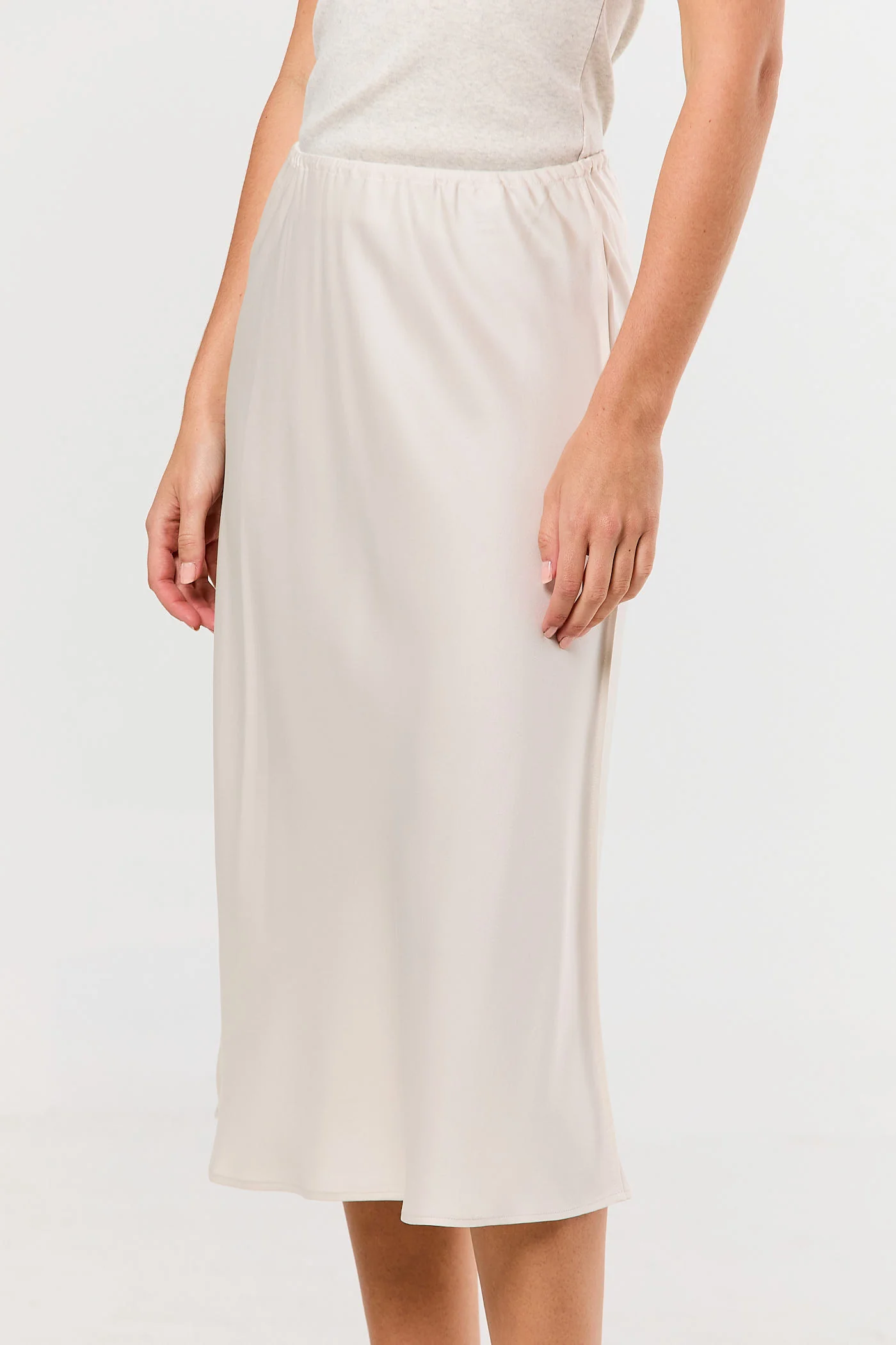 Silk Midi Skirt - Image 4