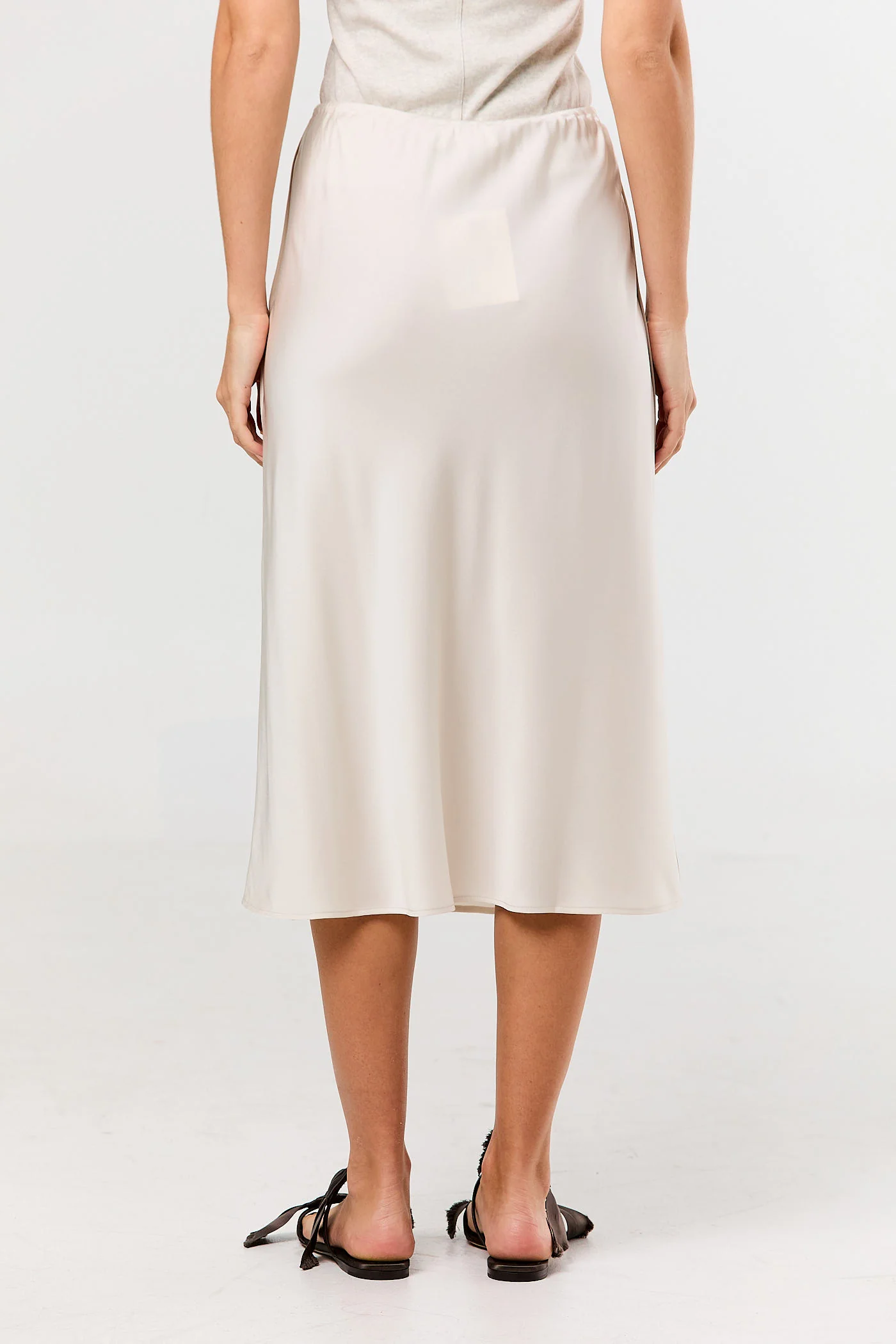 Silk Midi Skirt - Image 6