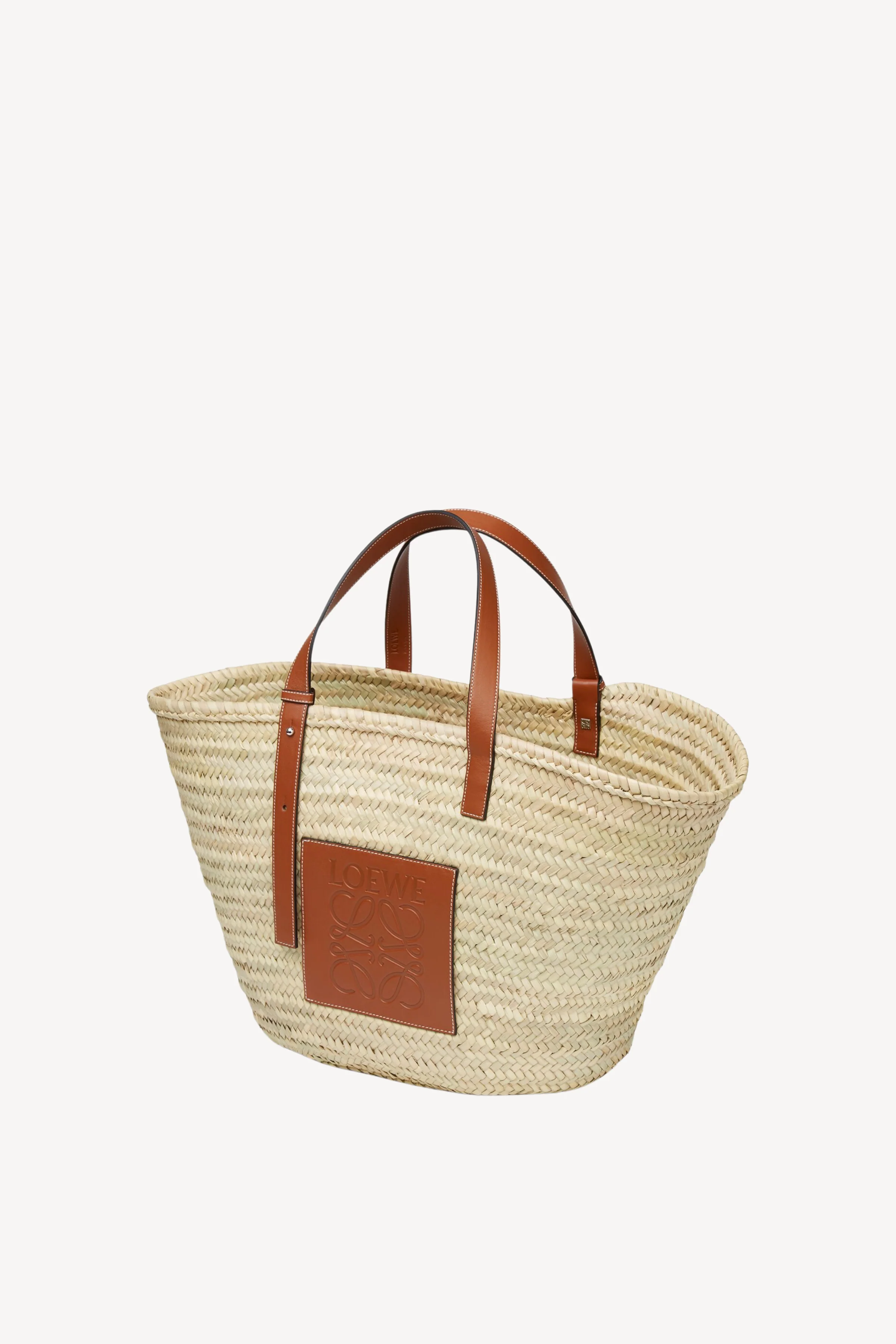 Natural Large Basket Bag - Image 2