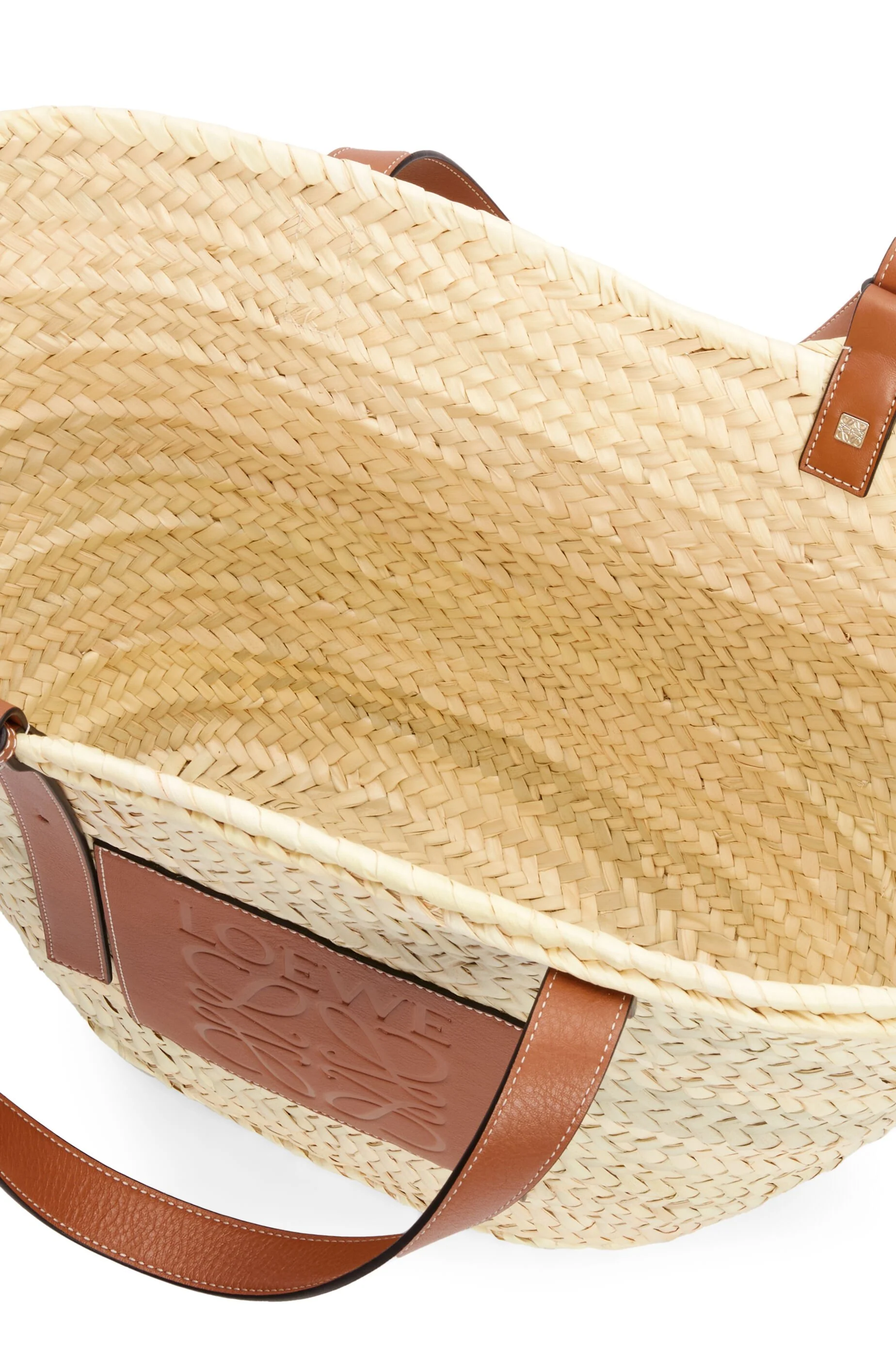 Natural Large Basket Bag - Image 3