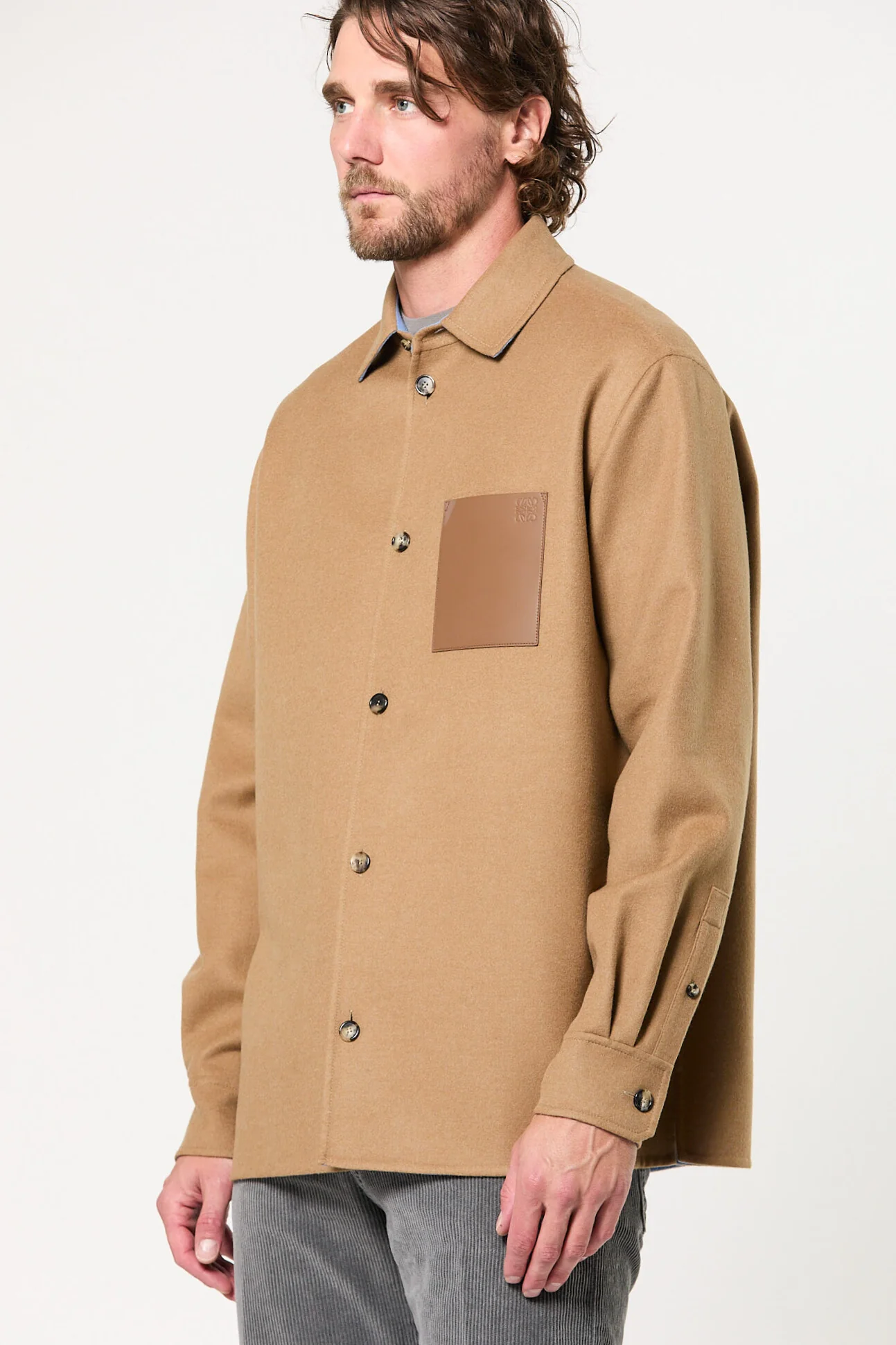 Camel Overshirt - Image 3