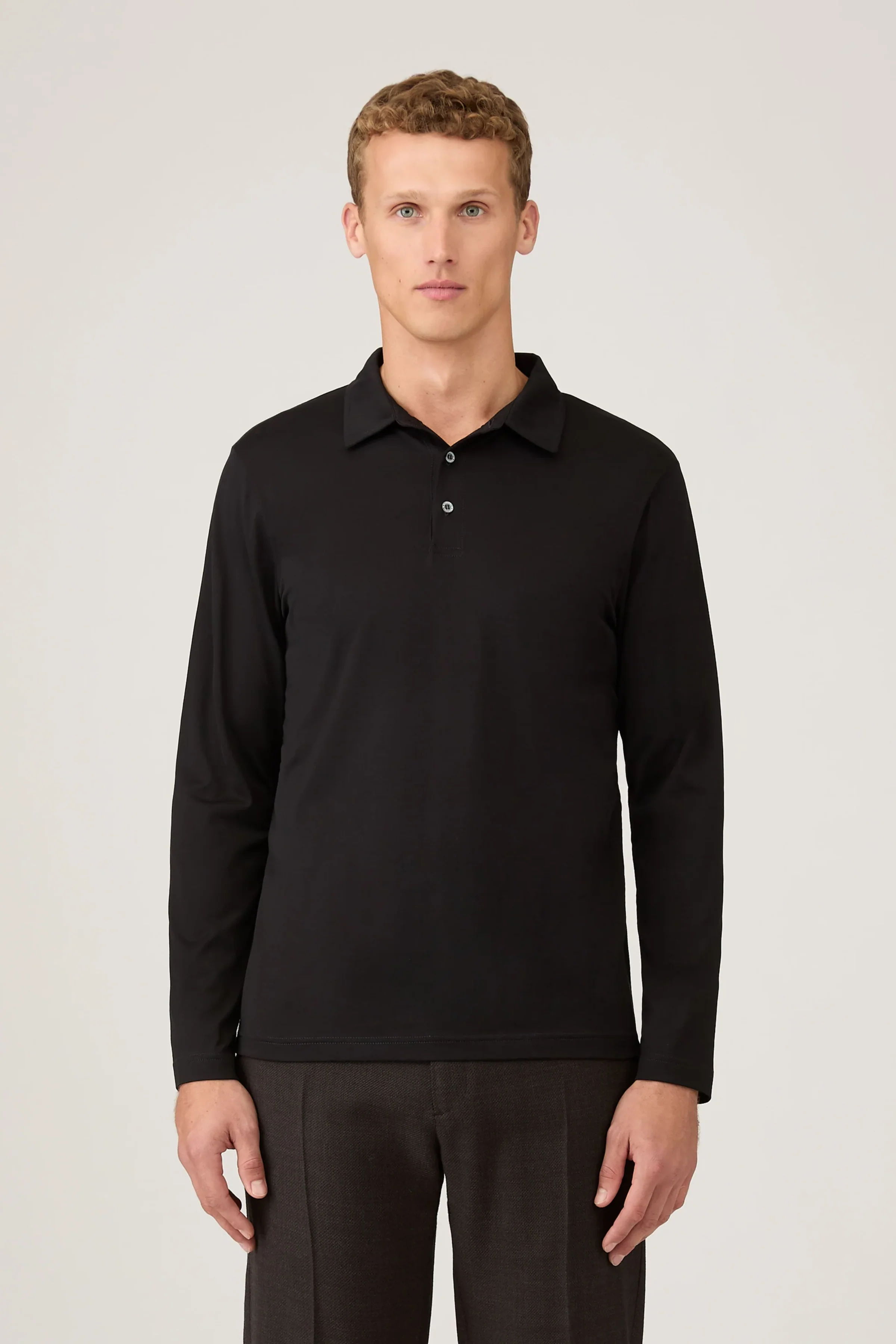 Long Sleeve Jersey Polo - Image 2