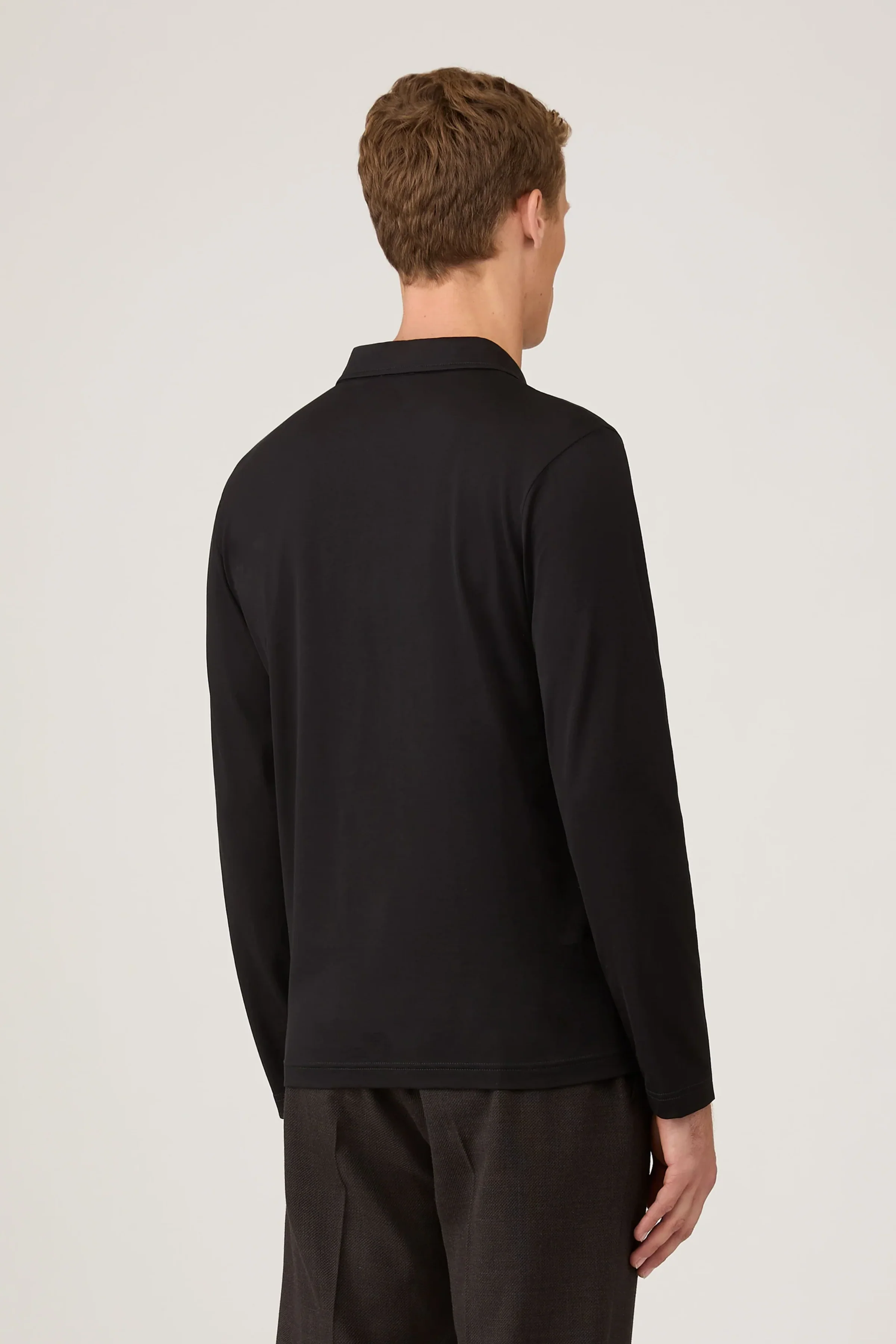 Long Sleeve Jersey Polo - Image 3