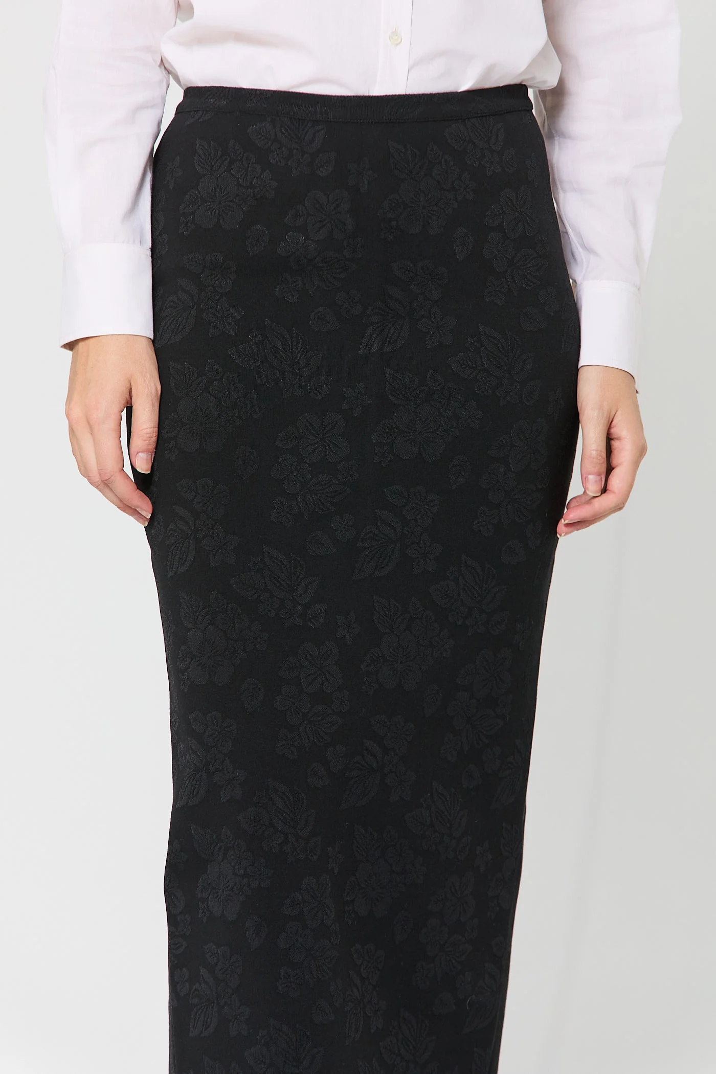 Matte Shine Floral Lawton Skirt - Image 3