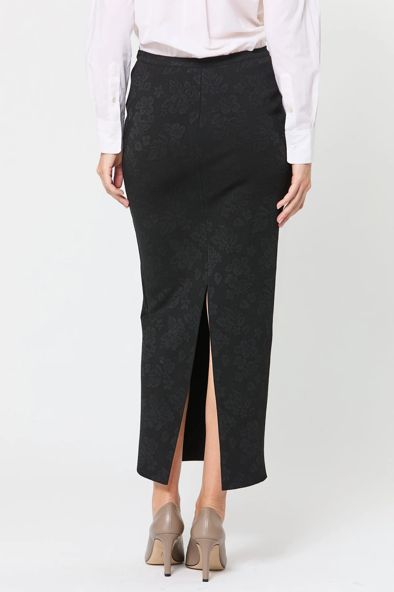 Matte Shine Floral Lawton Skirt - Image 5