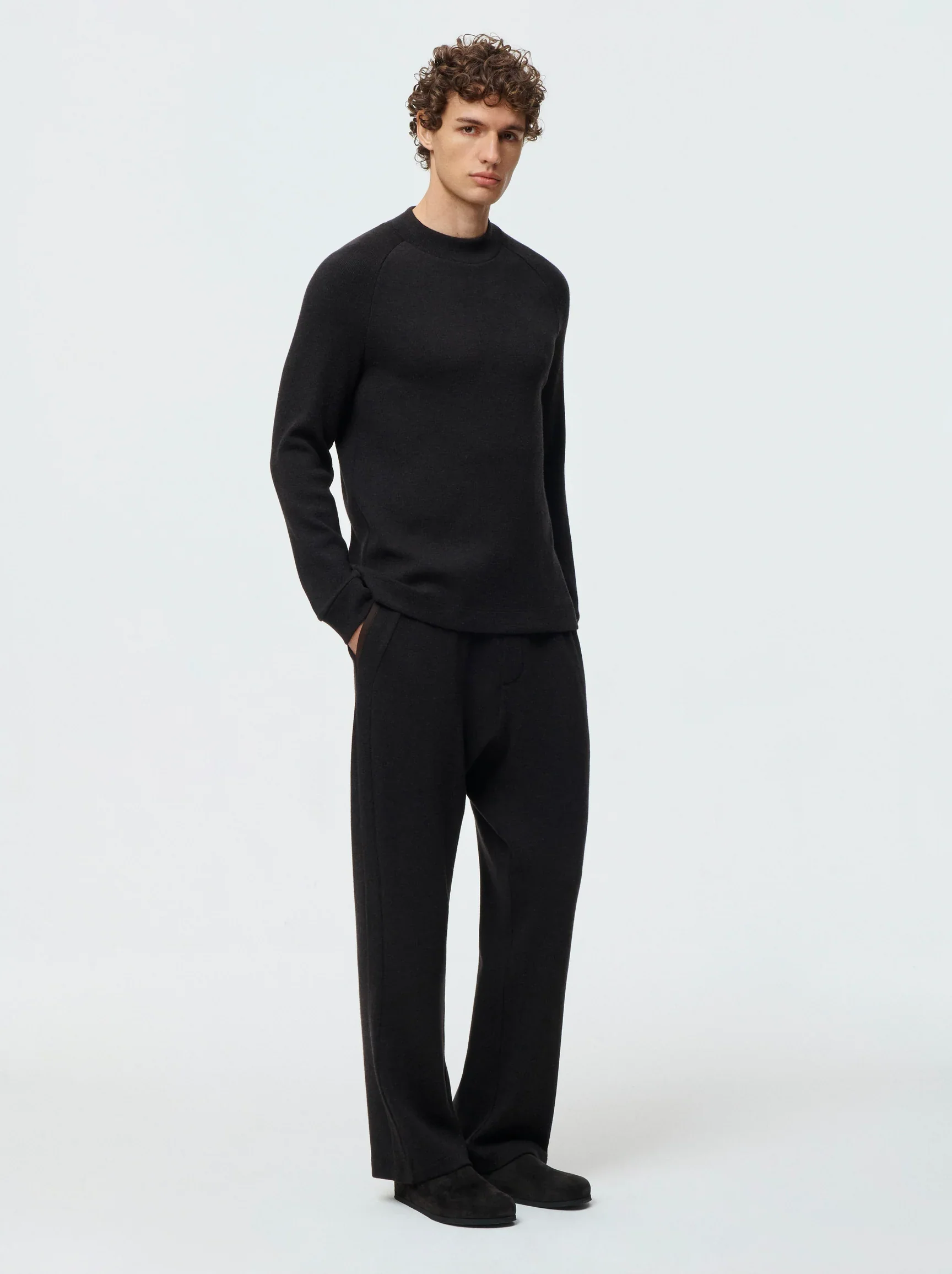 Ribbed Wool Mock Neck - Image 3