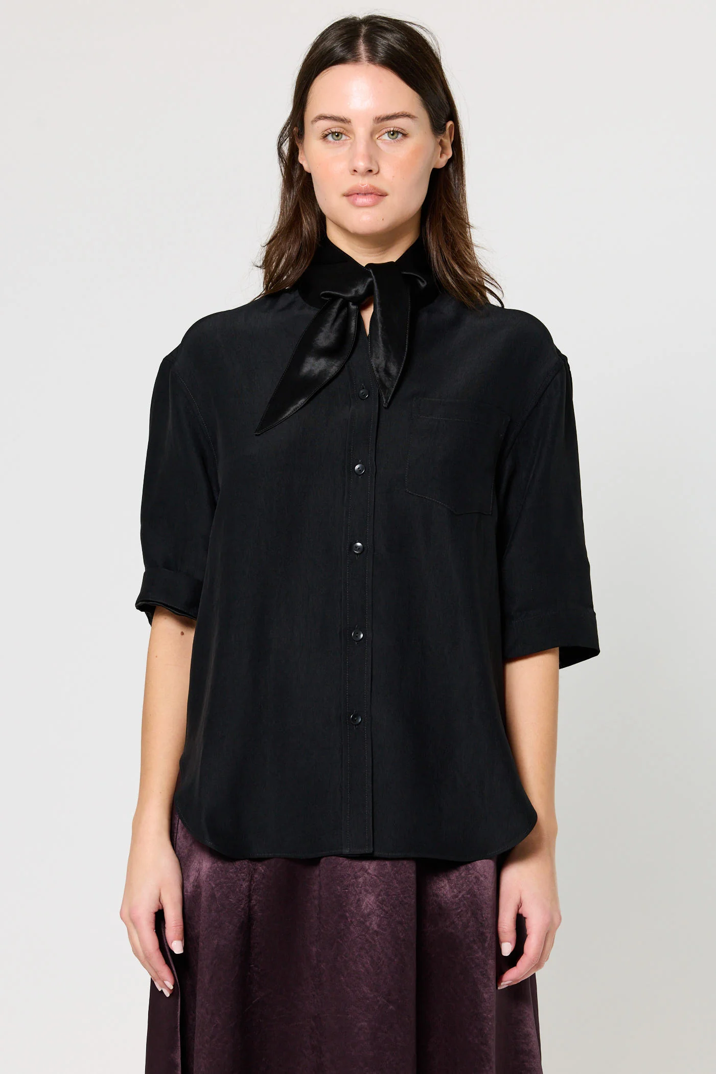 Short Sleeve Tie Shirt - Image 2