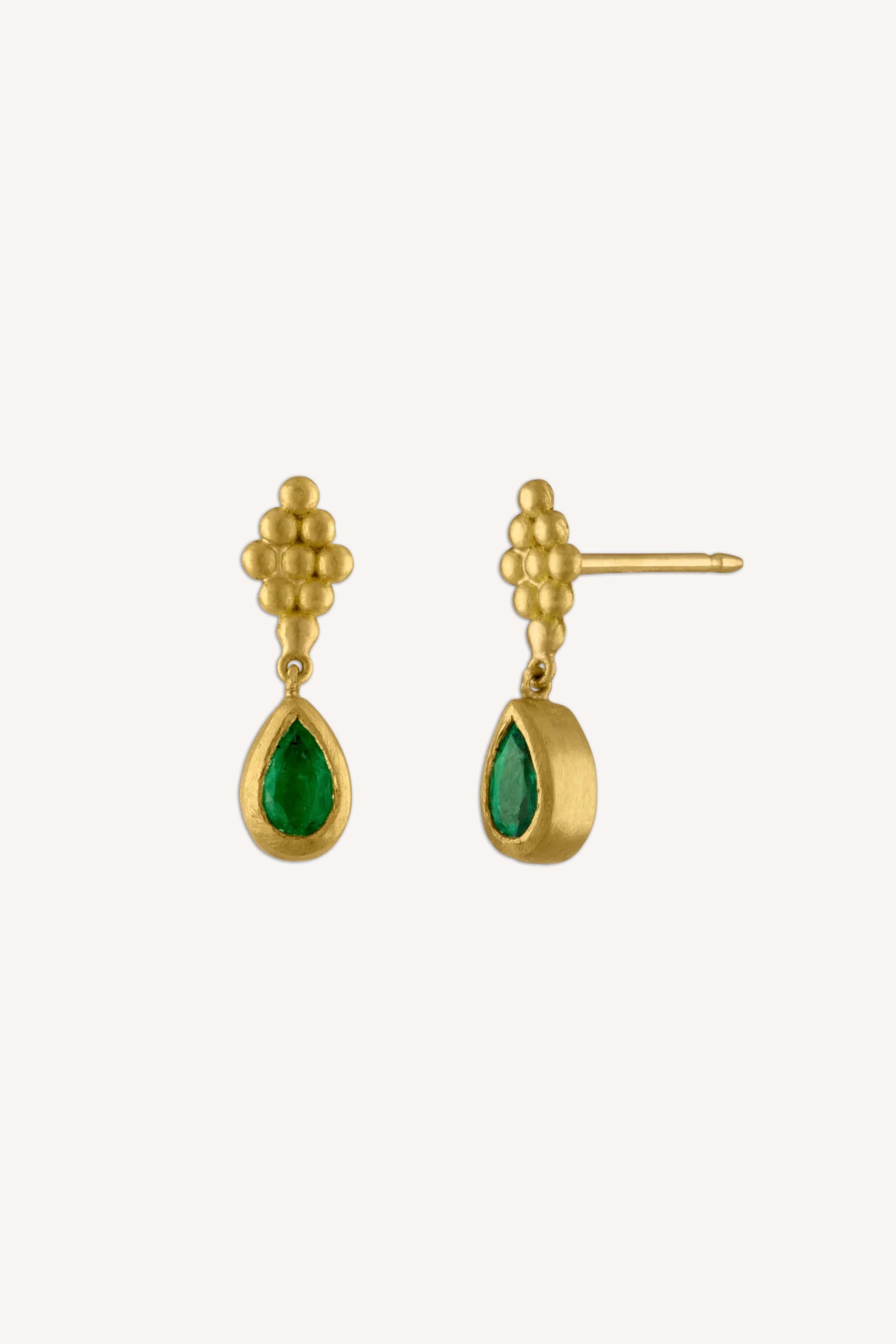 Small Emerald Nona Earrings - Image 3