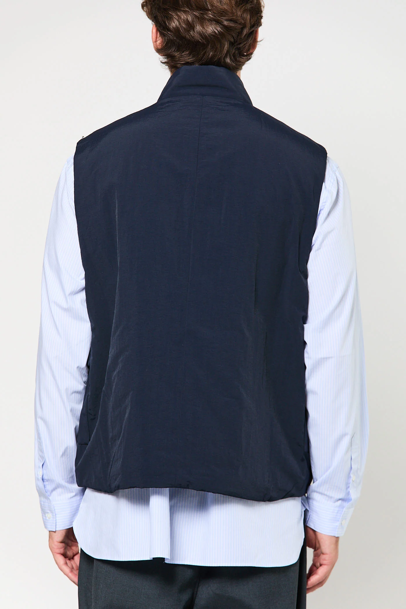 Stand Collar Padded Vest - Image 4