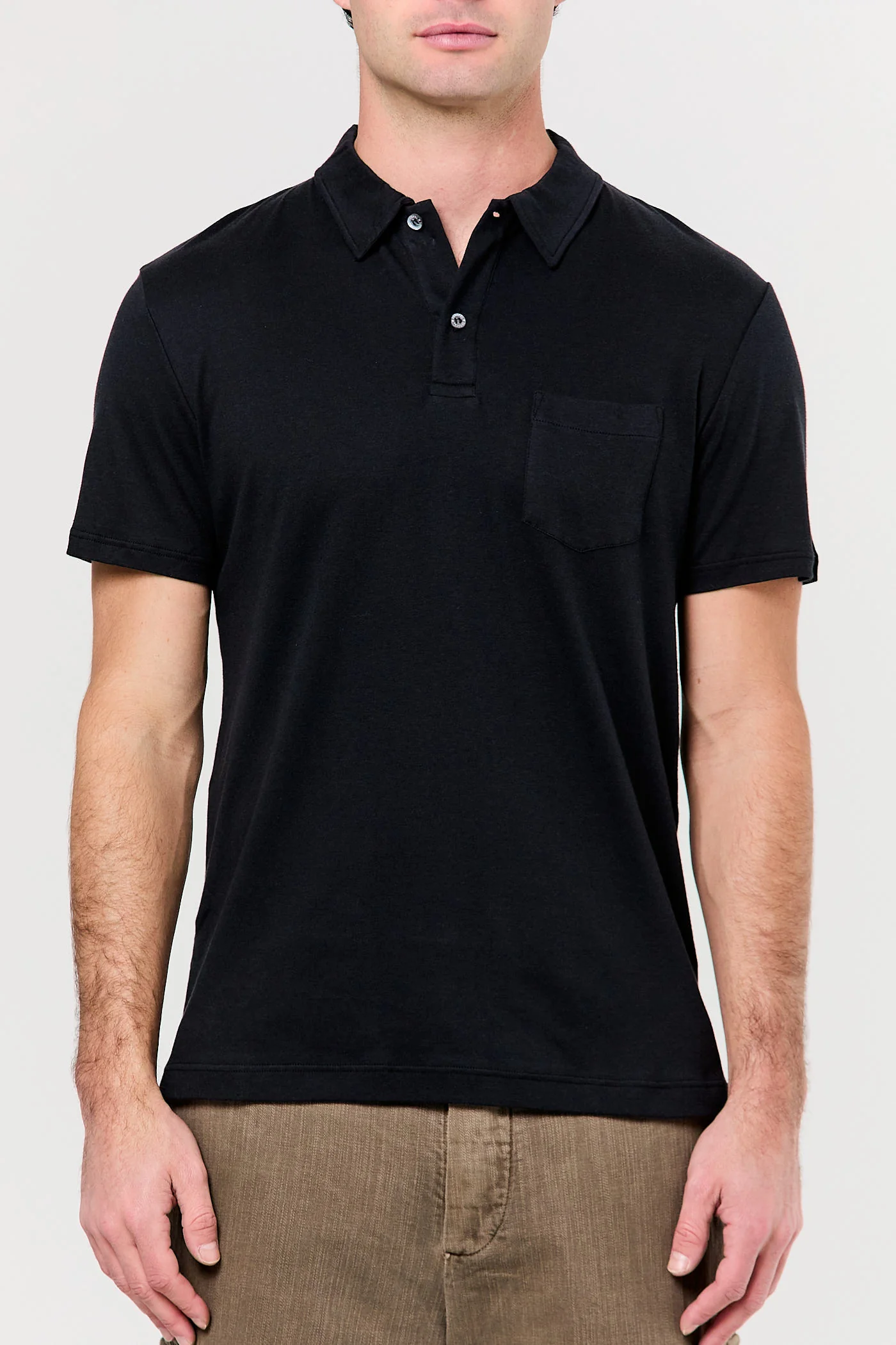 Sea Island Cotton Polo Shirt - Image 2