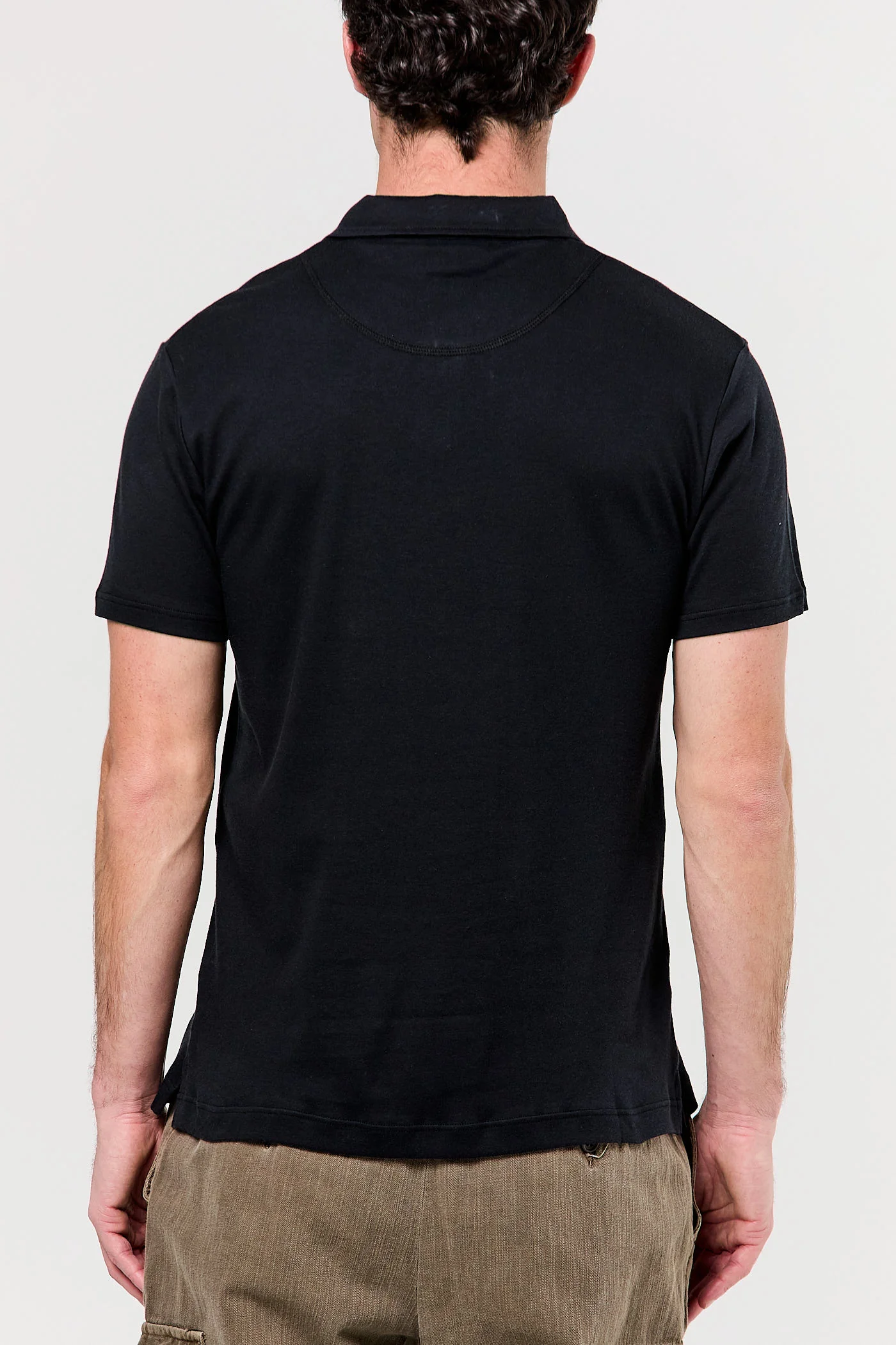 Sea Island Cotton Polo Shirt - Image 4