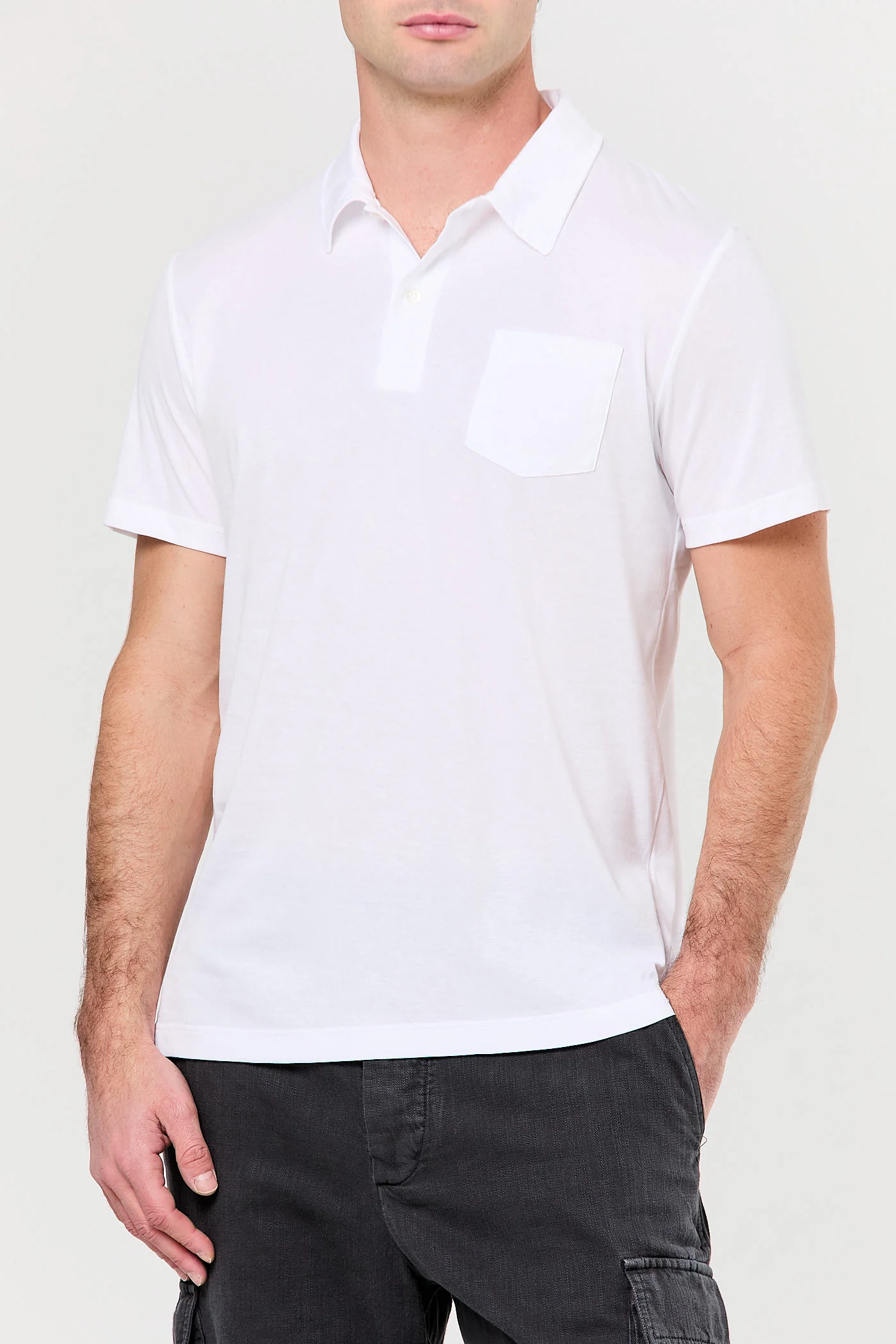 Sea Island Cotton Polo Shirt - Image 7