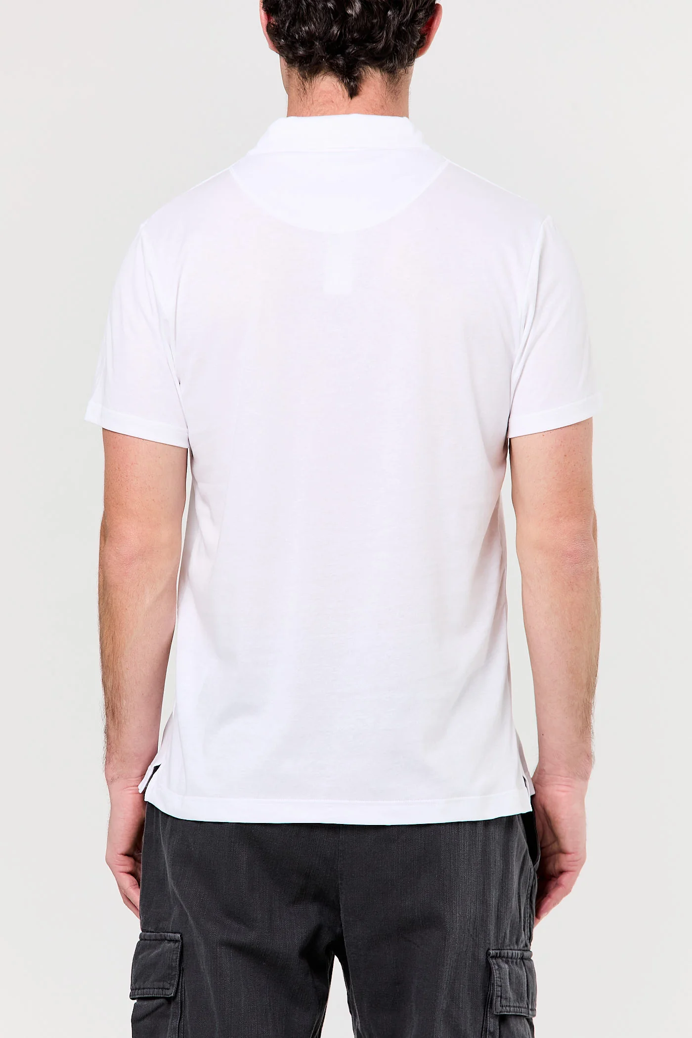 Sea Island Cotton Polo Shirt - Image 8