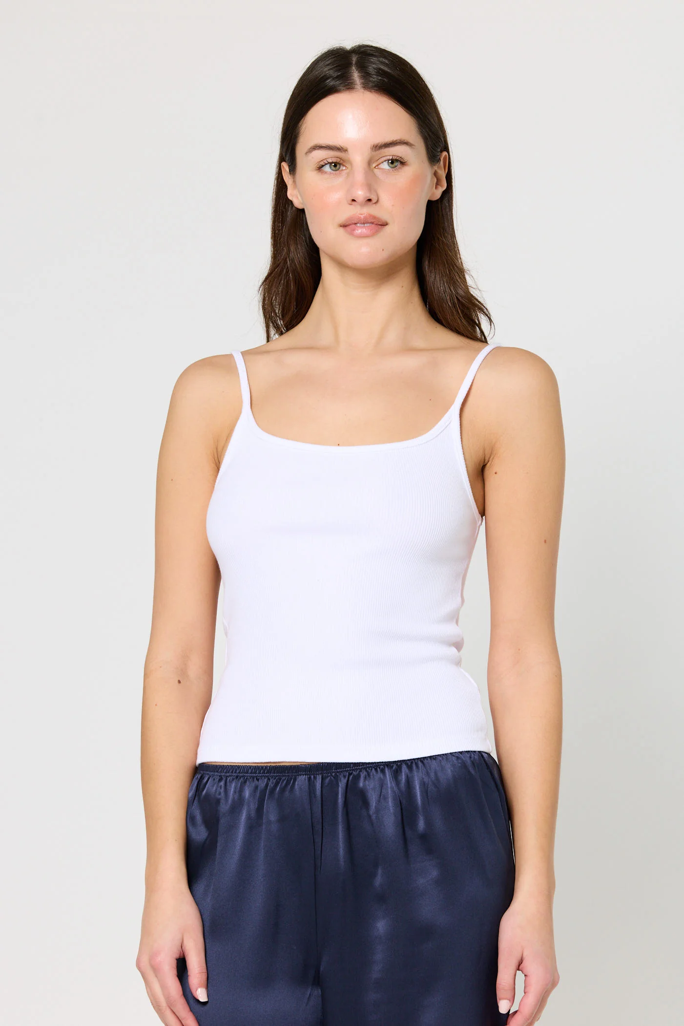 The Rib Spaghetti Tank Top - Image 2