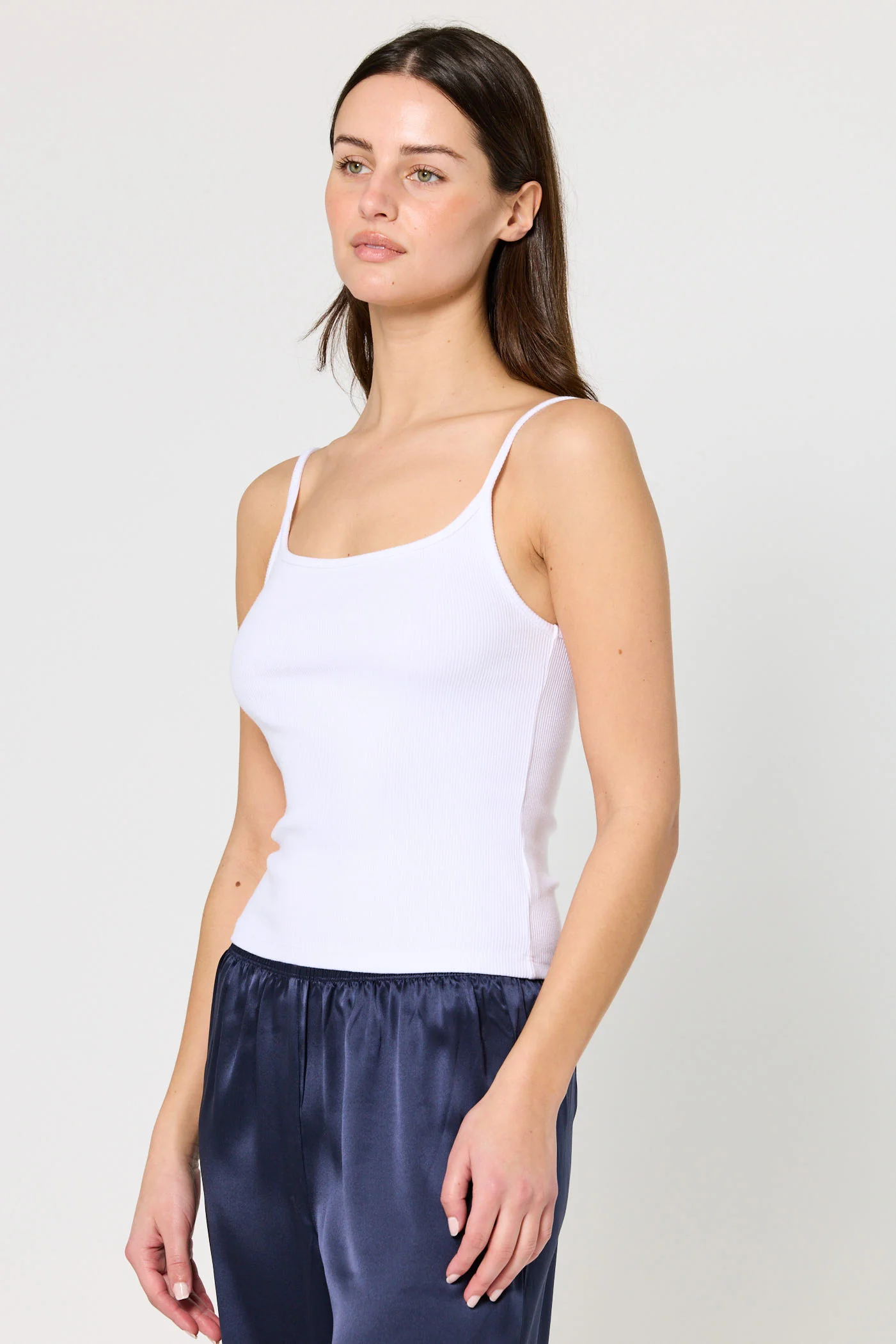 The Rib Spaghetti Tank Top - Image 3