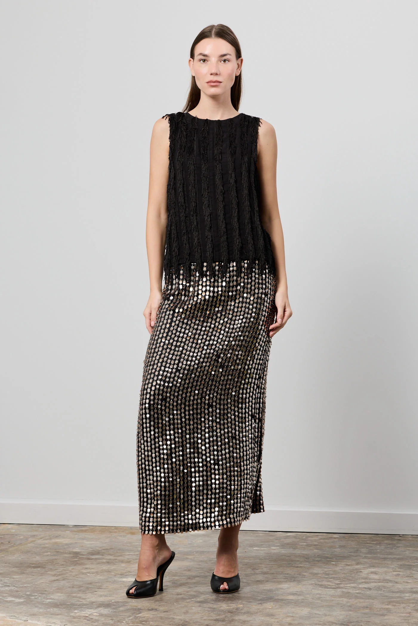 Leah Vertical Fringe Vest - Image 2