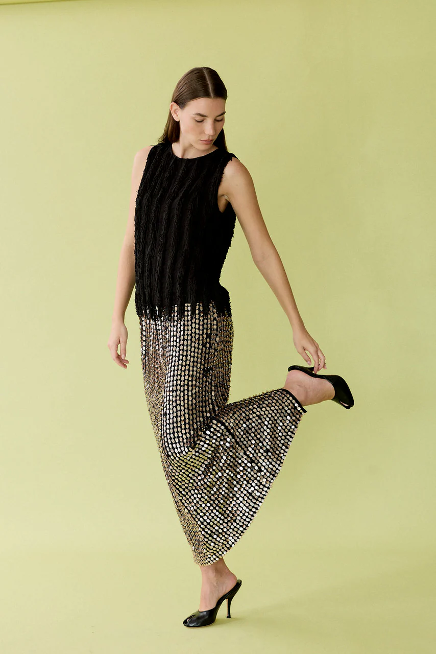 Leah Vertical Fringe Vest - Image 6